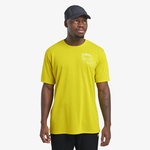 Jack Wolfskin Vonnan Graphic T Erkek Sarı T-Shirt