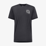 Jack Wolfskin Vonnan Graphic T M Erkek Siyah T-Shirt