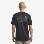 Jack Wolfskin Vonnan Graphic T M Erkek Siyah T-Shirt