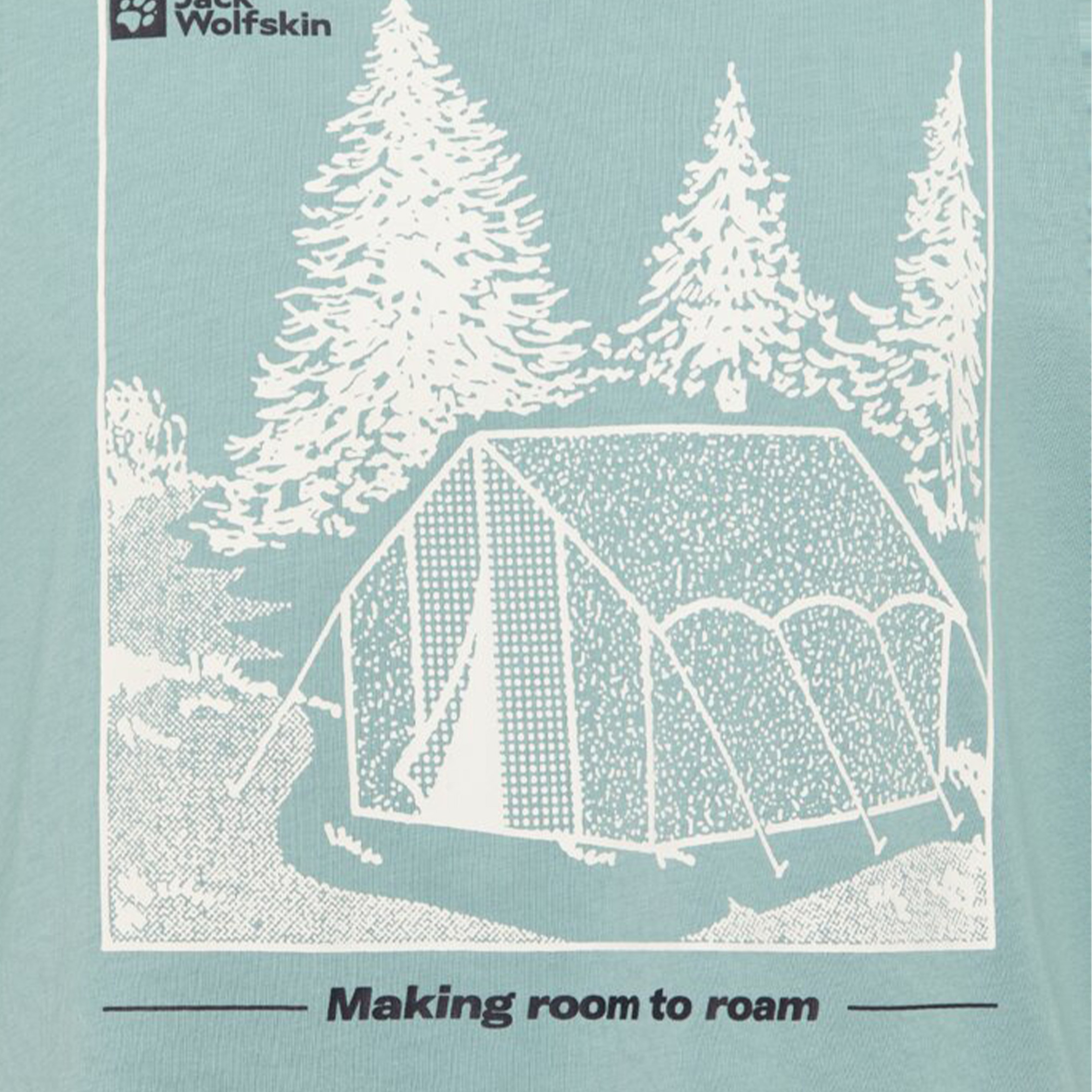 Jack Wolfskin Freeroamer  Erkek Yeşil T-Shirt