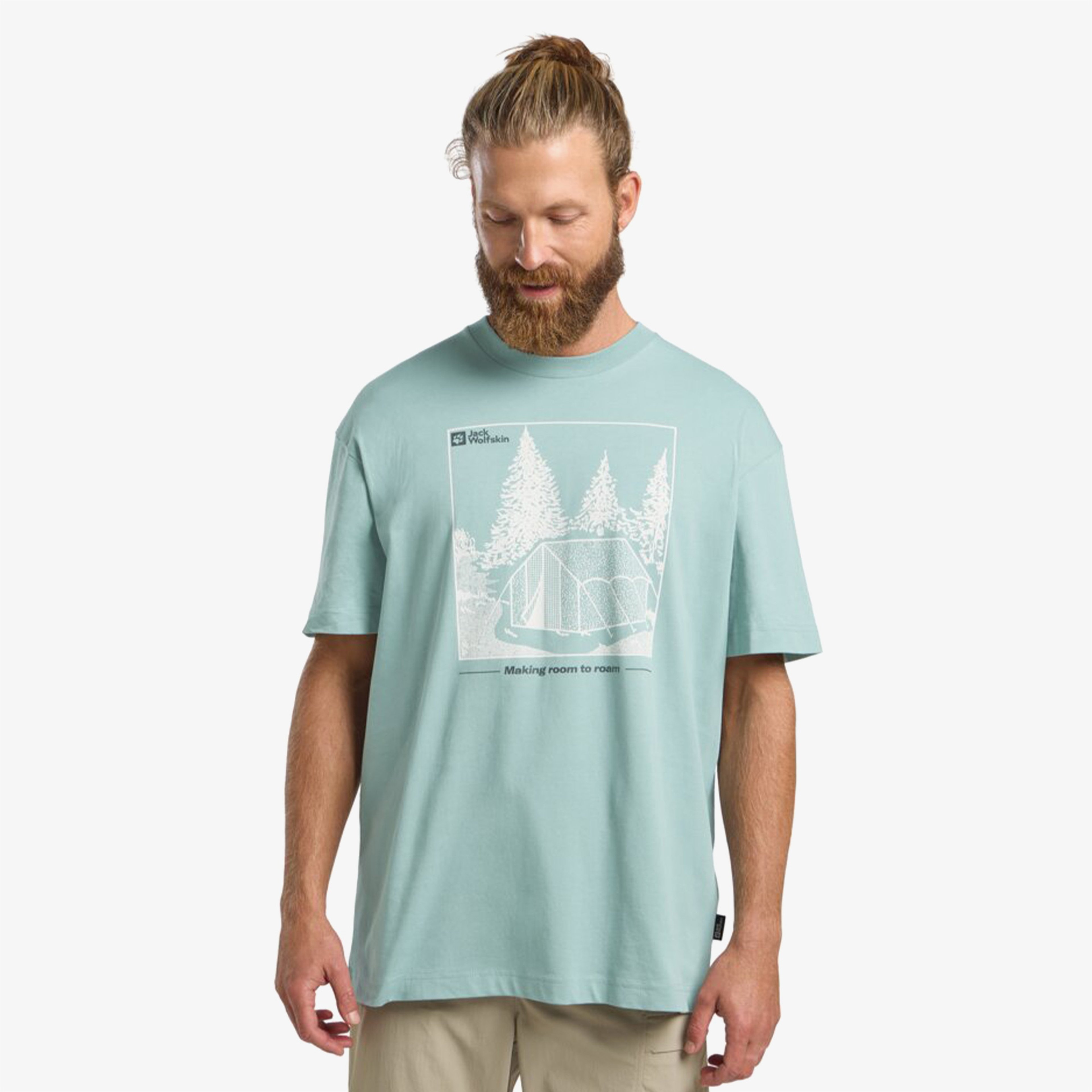 Jack Wolfskin Freeroamer  Erkek Yeşil T-Shirt