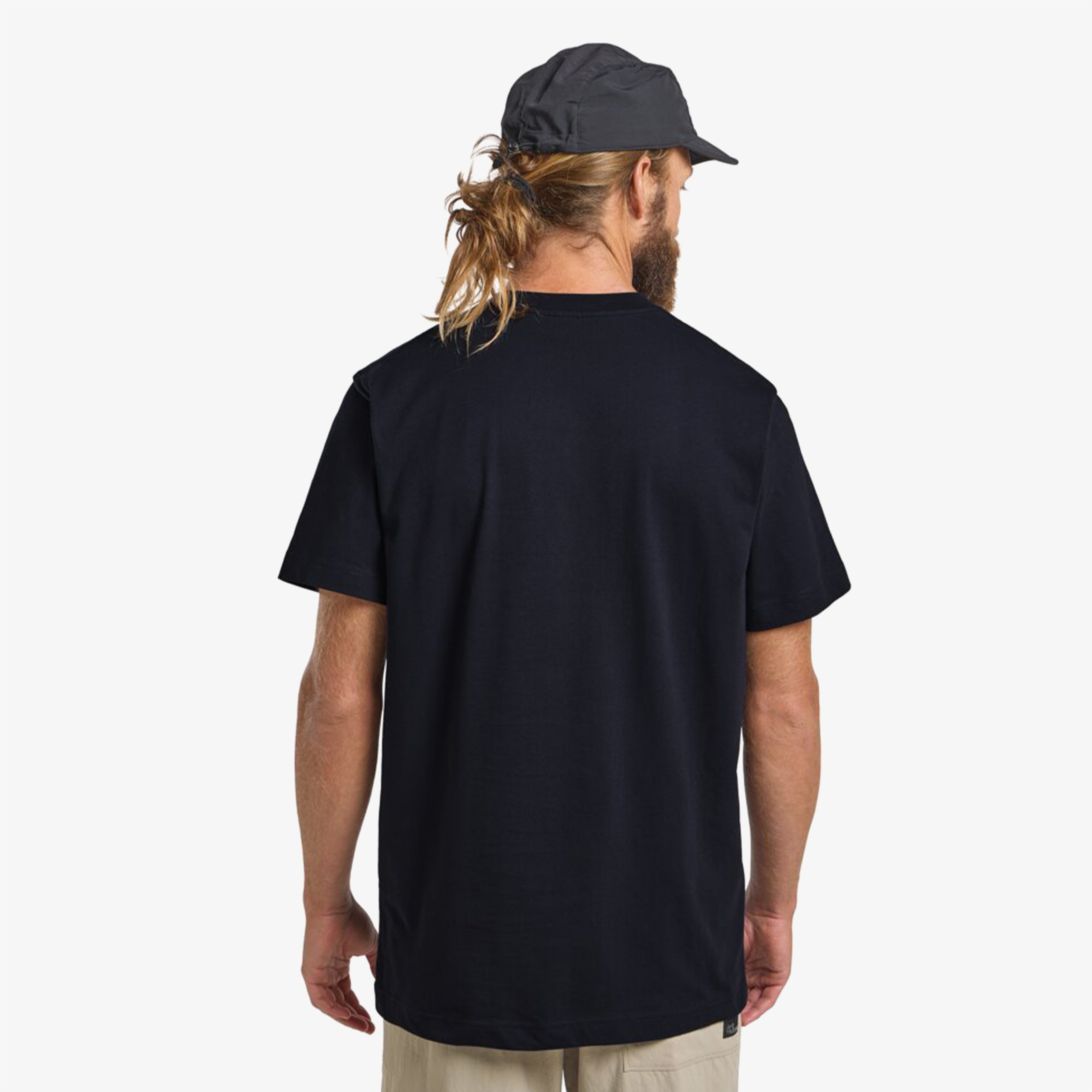 Jack Wolfskin Brand T M Erkek Lacivert T-Shirt