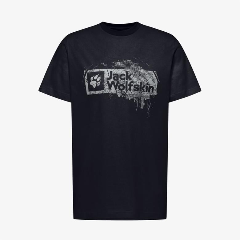 Jack Wolfskin Brand T M Erkek Lacivert T-Shirt