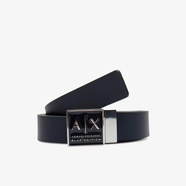 Armani Exchange Erkek Lacivert Kemer