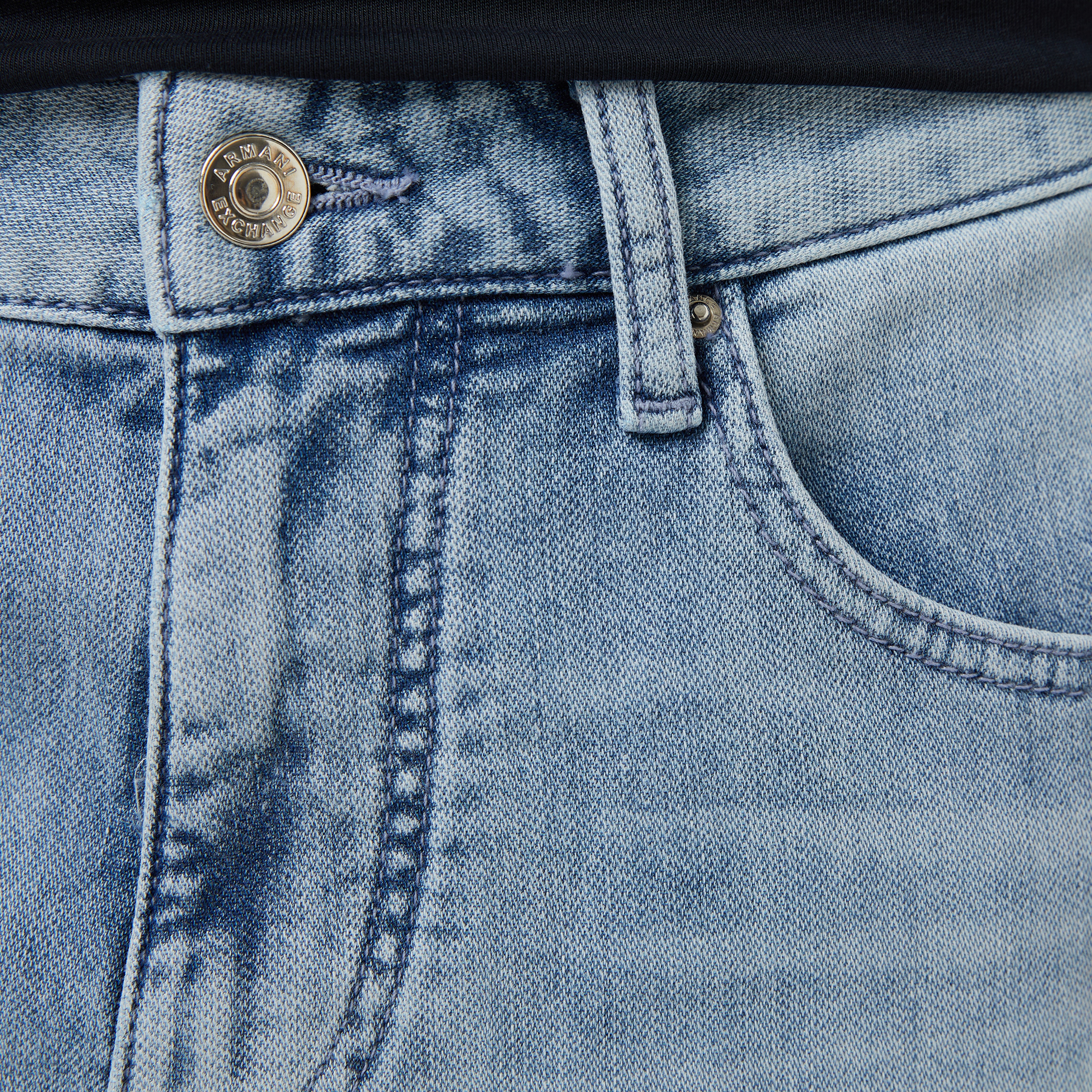 Armani Exchange Erkek Mavi Pantolon