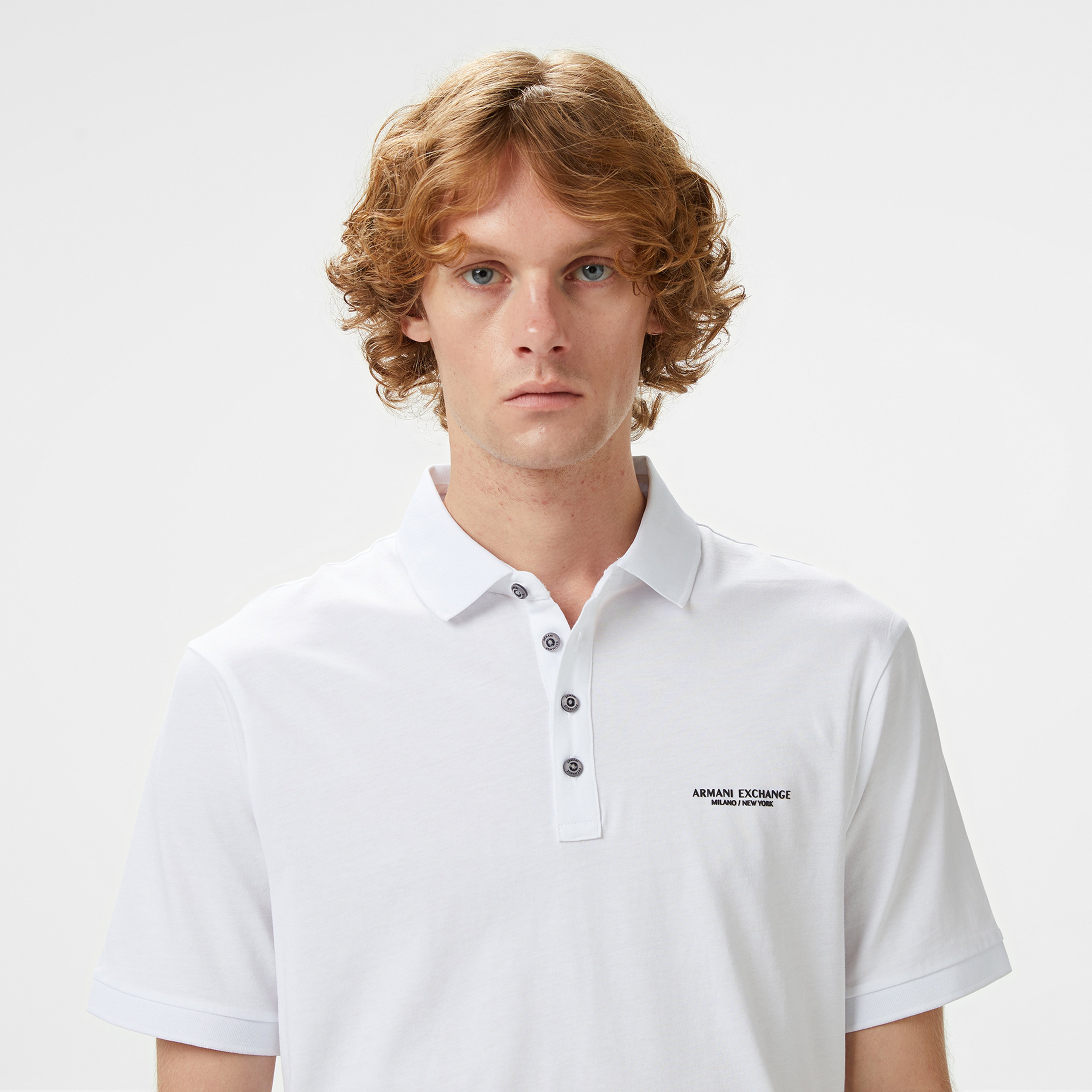 Armani Exchange Erkek Siyah Polo