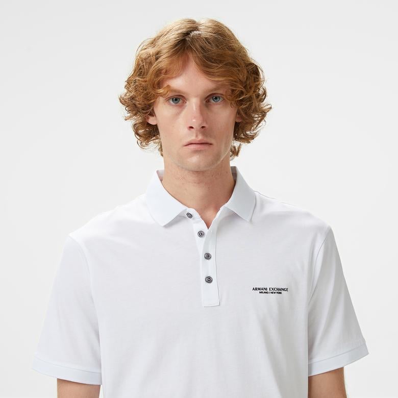 Armani Exchange Erkek Siyah Polo