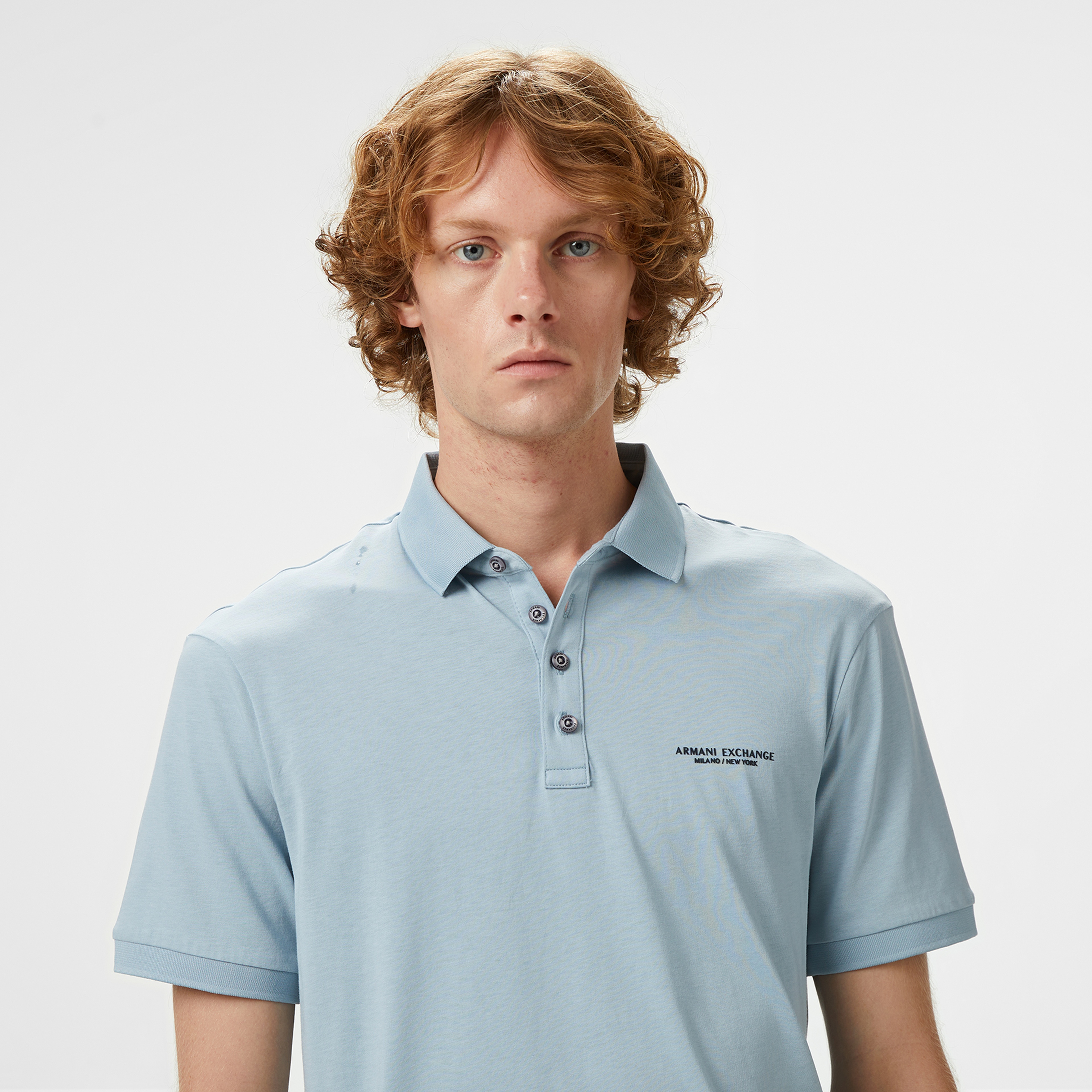 Armani Exchange Erkek Siyah Polo