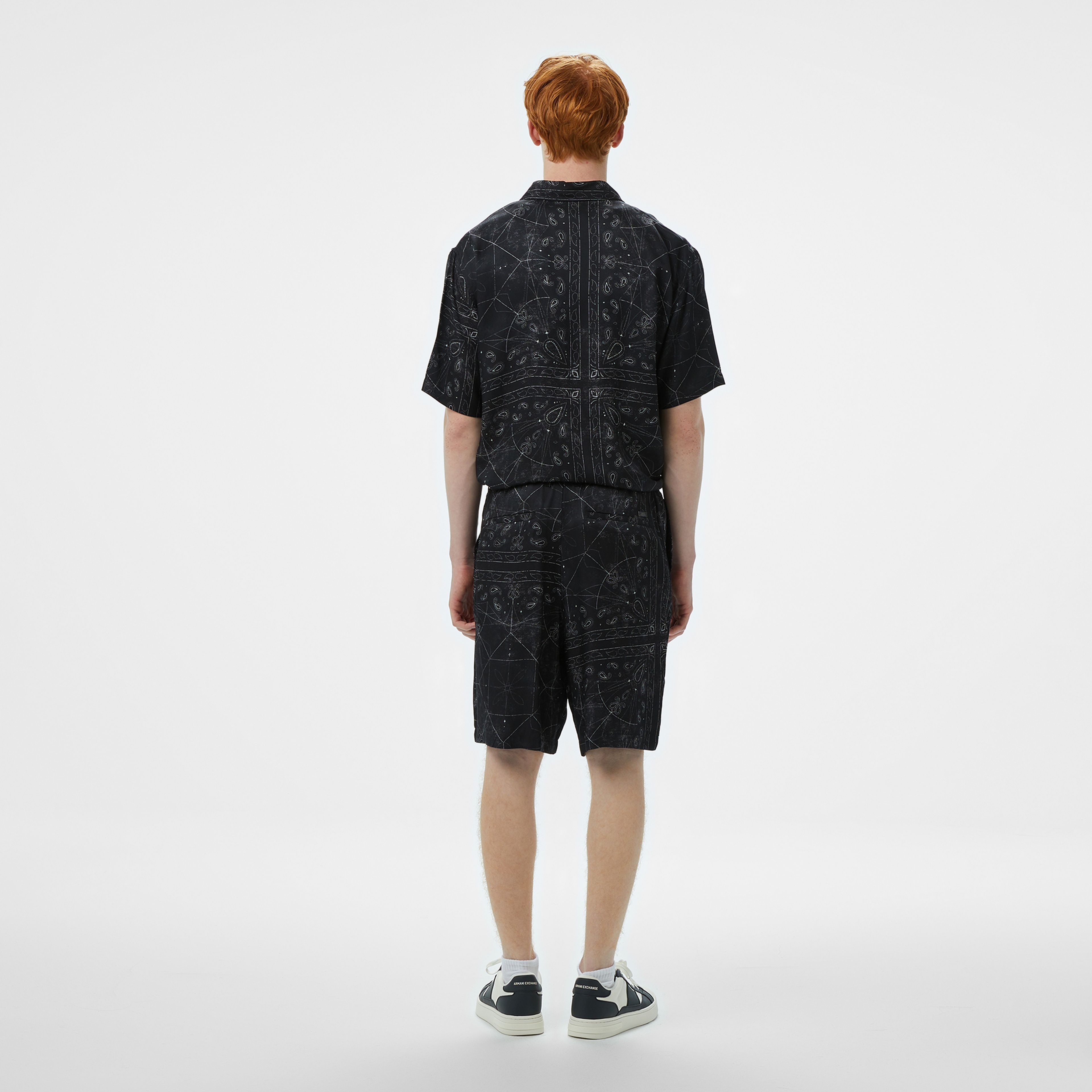 Armani Exchange Erkek Siyah Şort