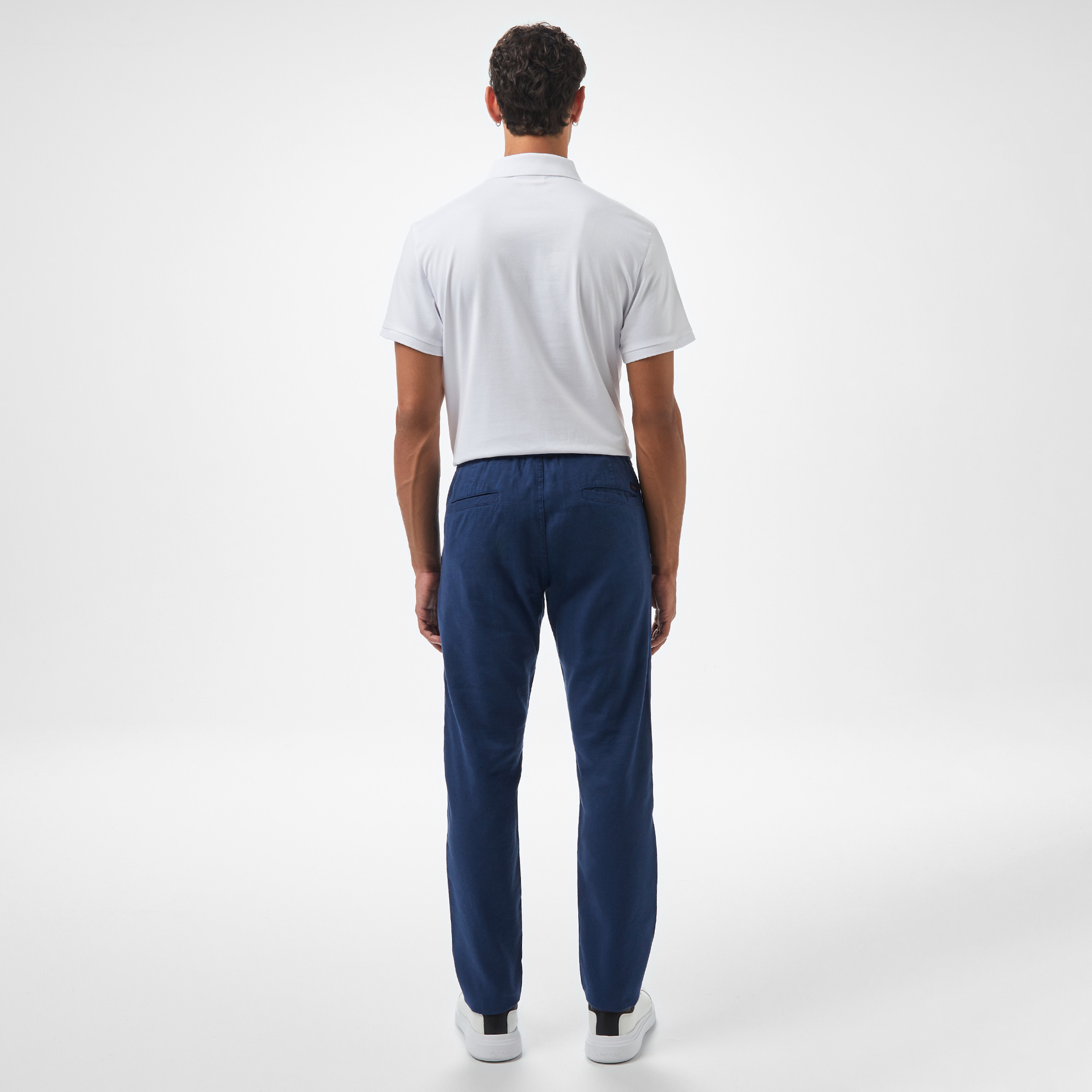 Boss Sanderson L Erkek Mavi Pantolon