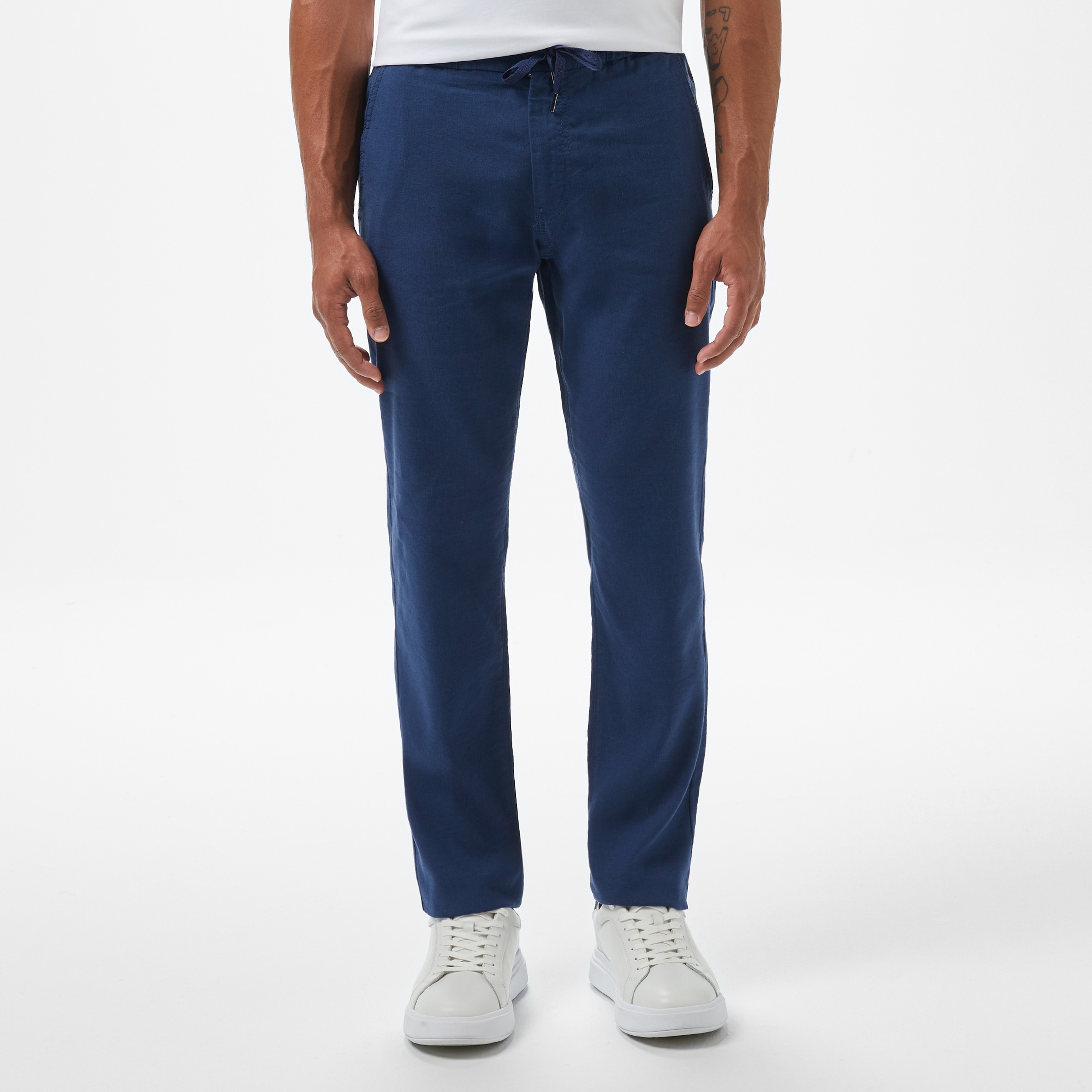 Boss Sanderson L Erkek Mavi Pantolon