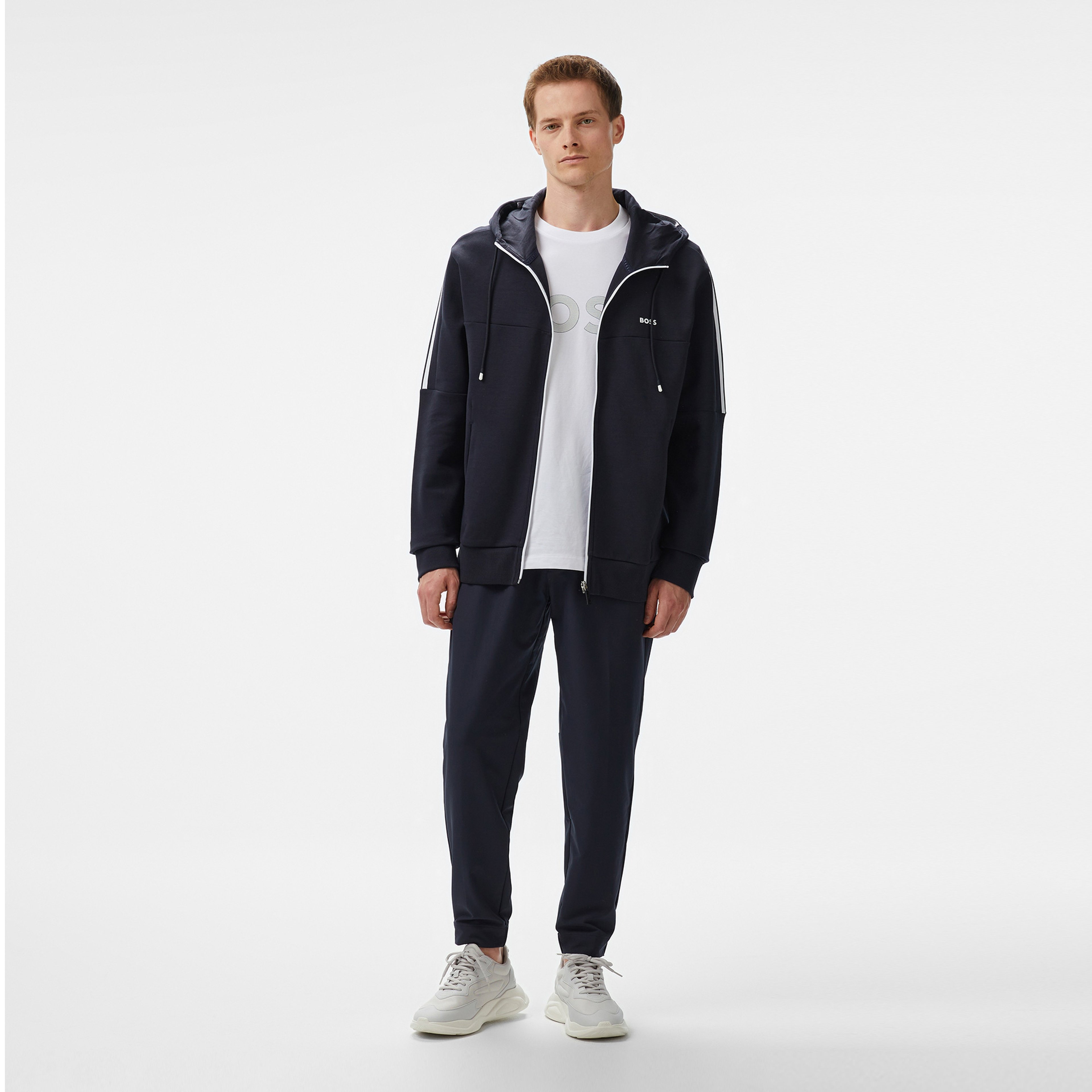 Boss Erkek Mavi Sweatshirt