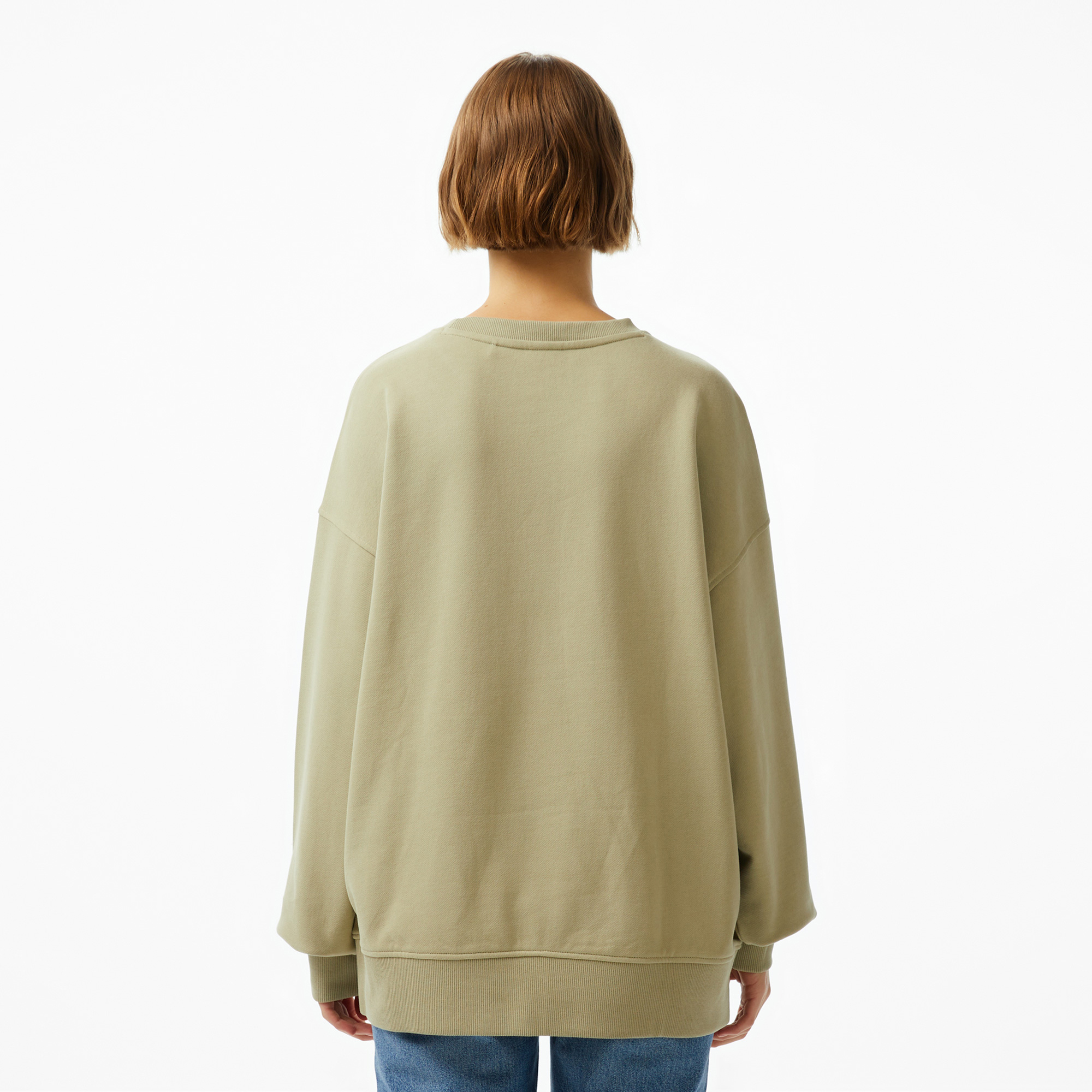 Boss Kadın Bej Sweatshirt