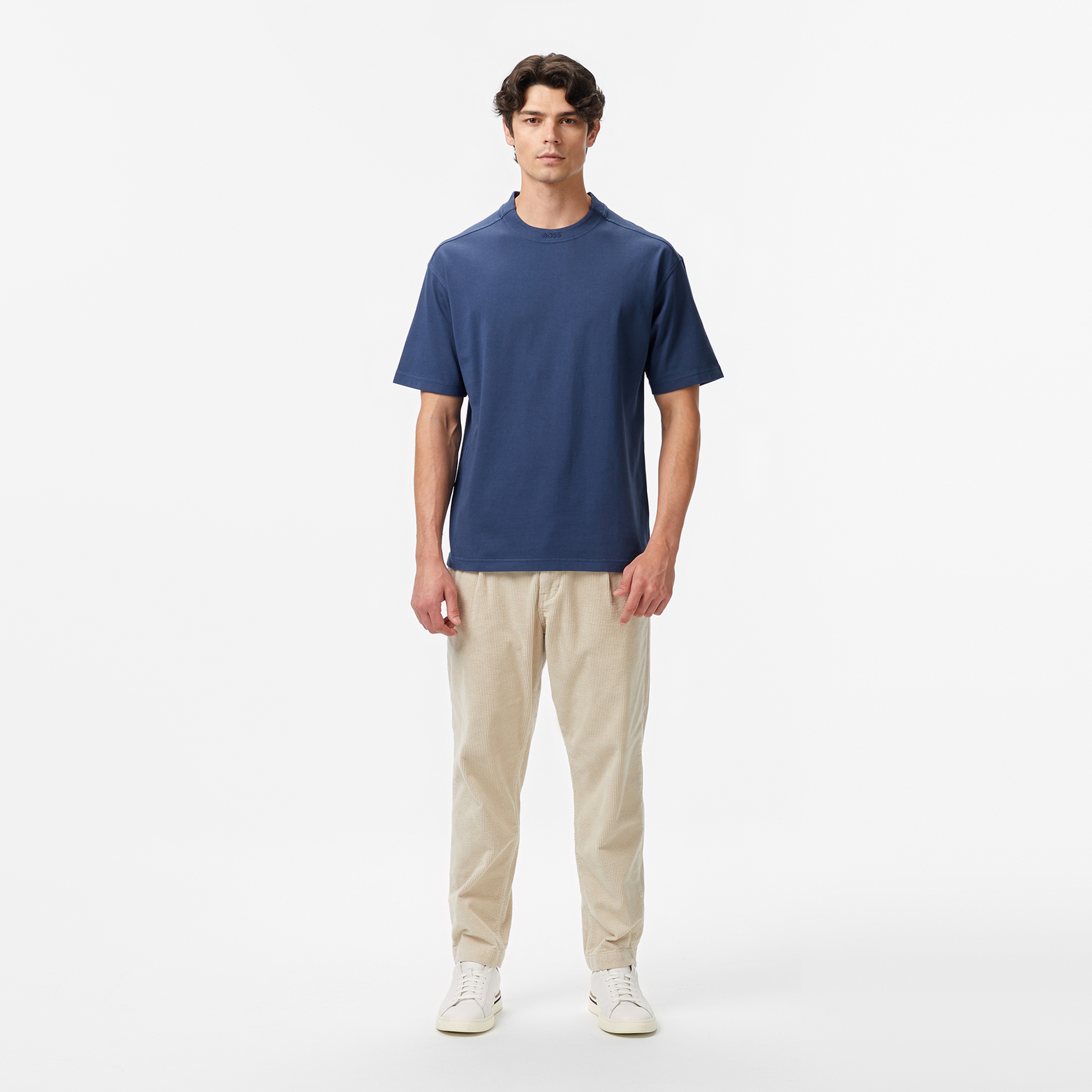 Boss Erkek Mavi T-Shirt