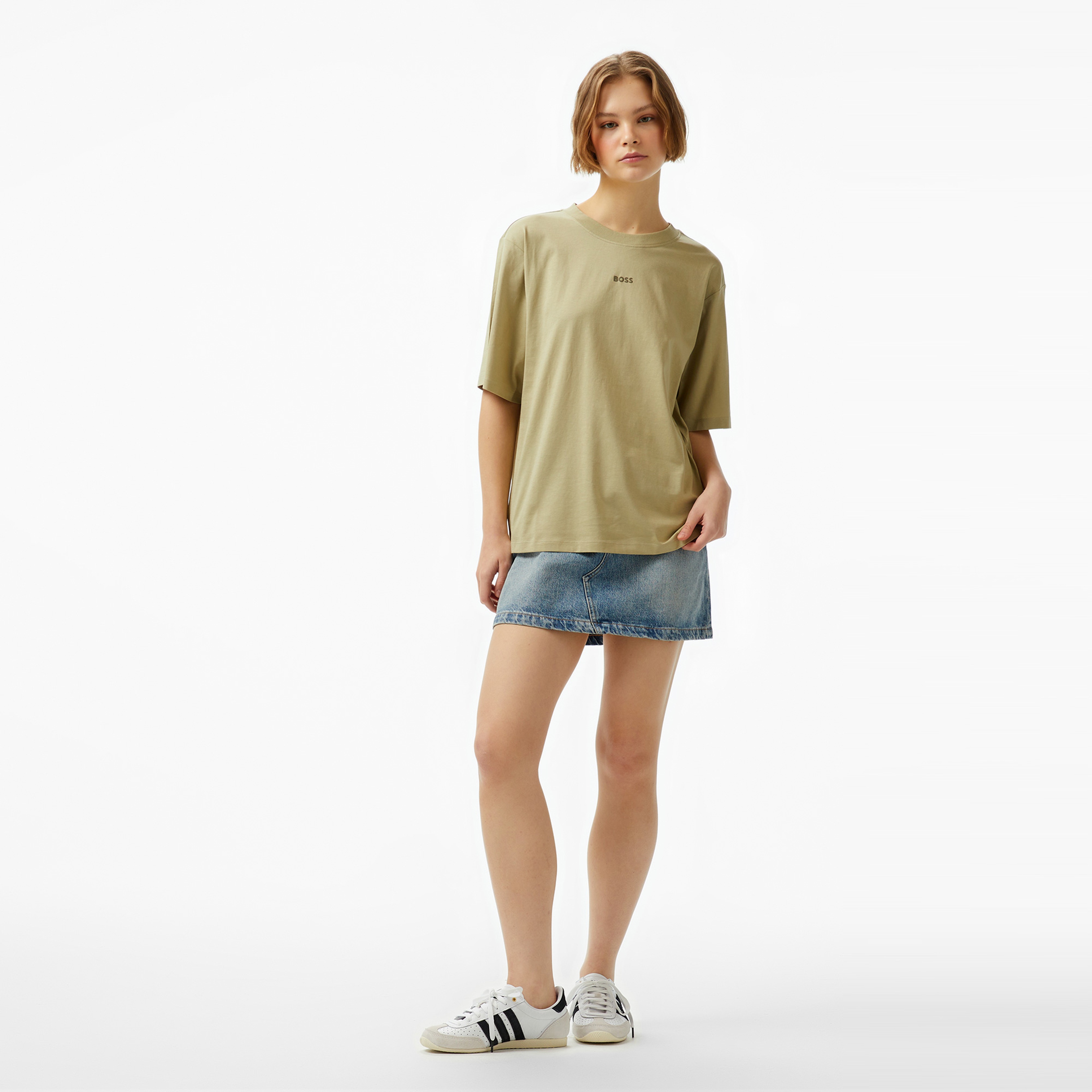 Boss Kadın Yeşil T-Shirt