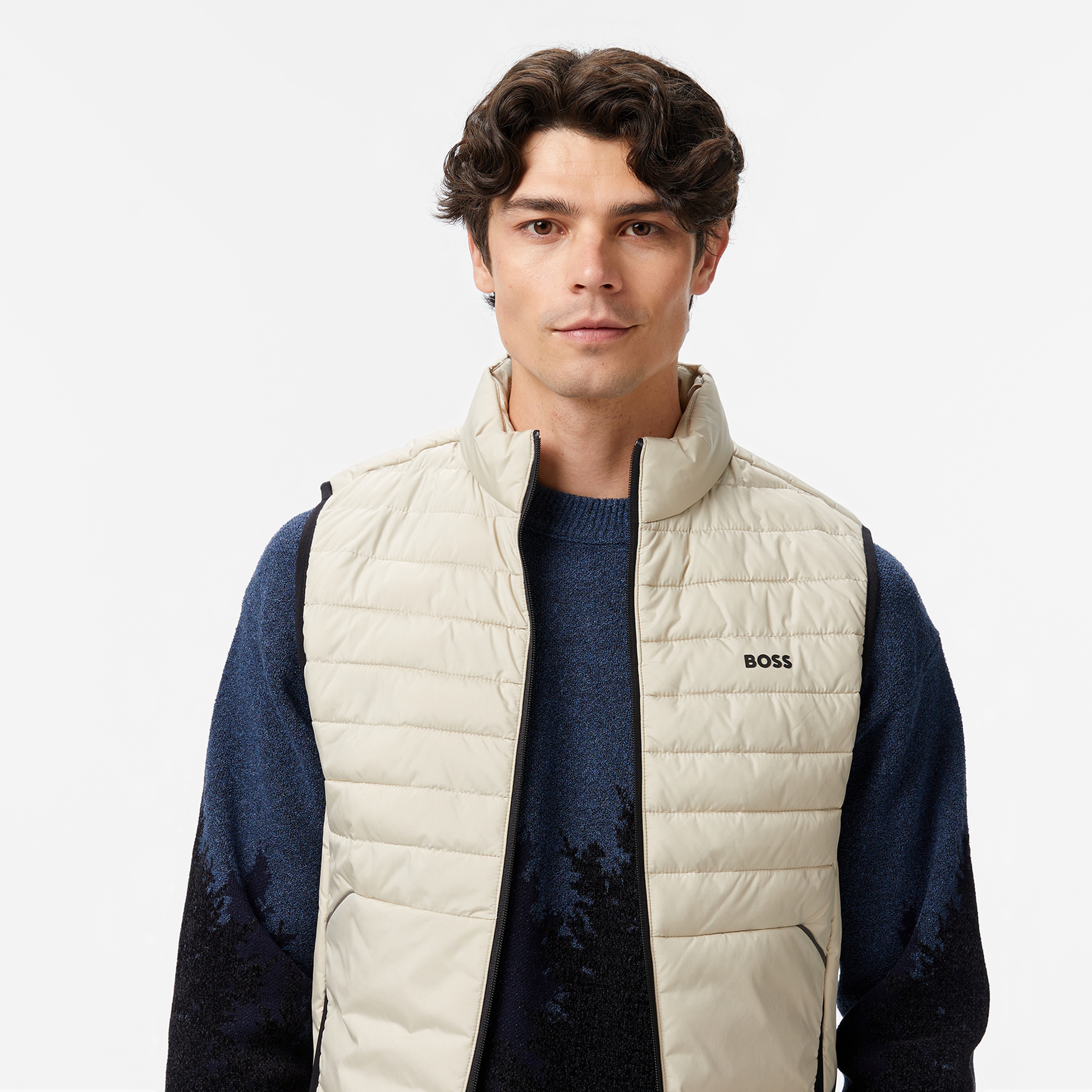 Boss Erkek Bej Yelek