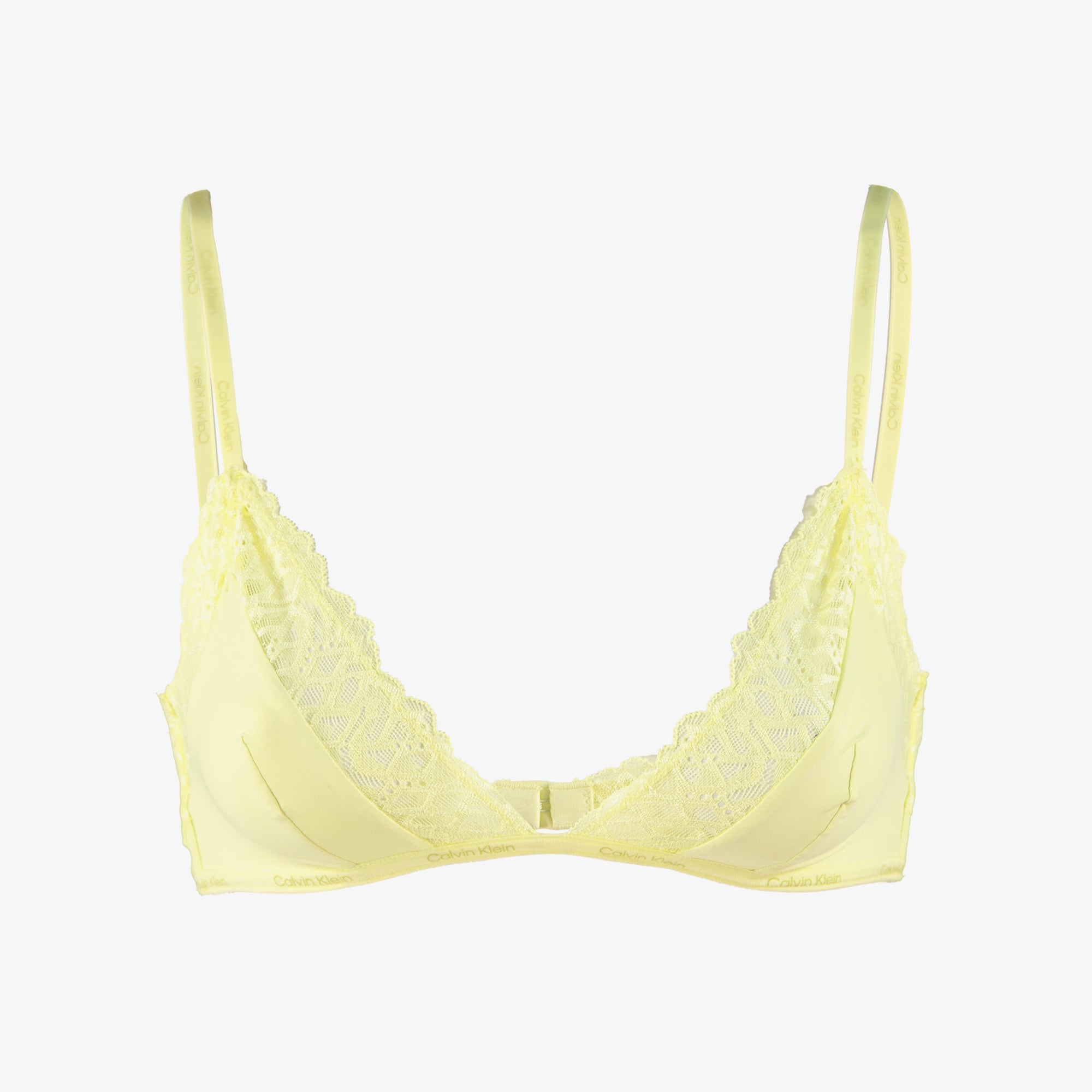 Calvin Klein Wire Free Triangle Kadın Sarı Bra