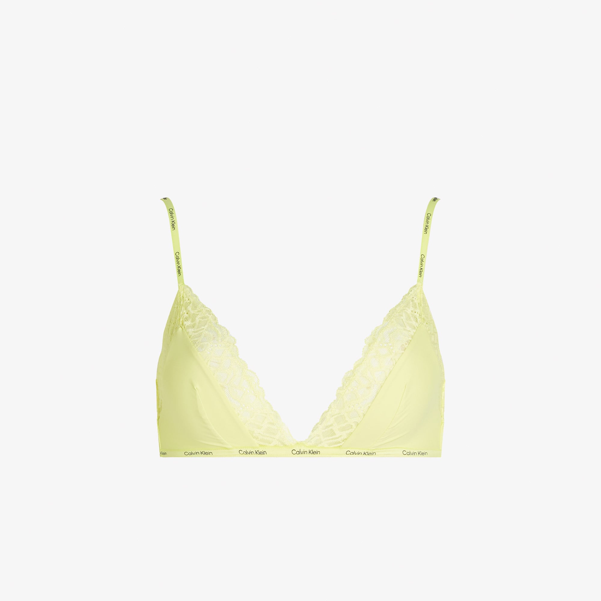 Calvin Klein Wire Free Triangle Kadın Sarı Bra