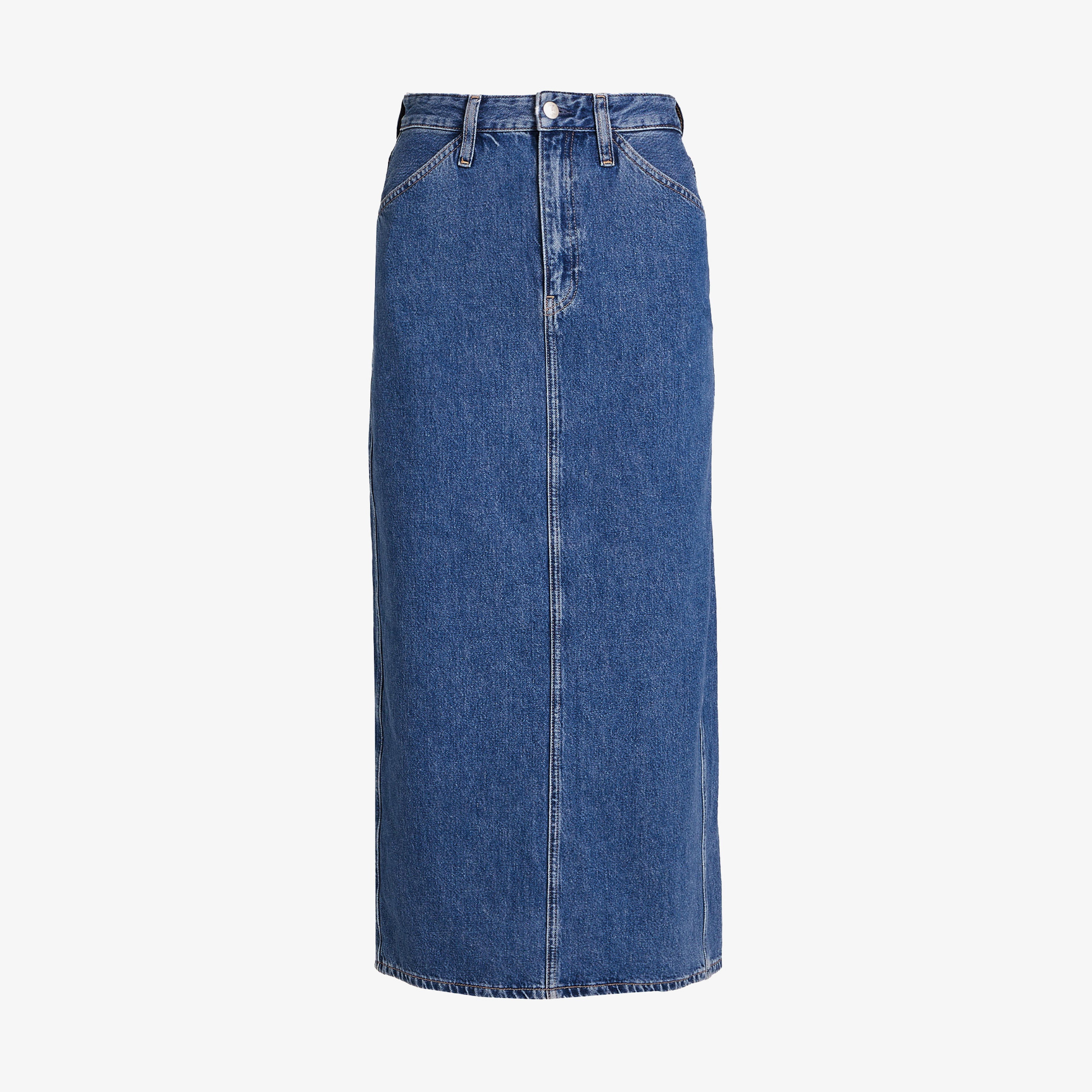 Calvin Klein Kadın Mavi Etek