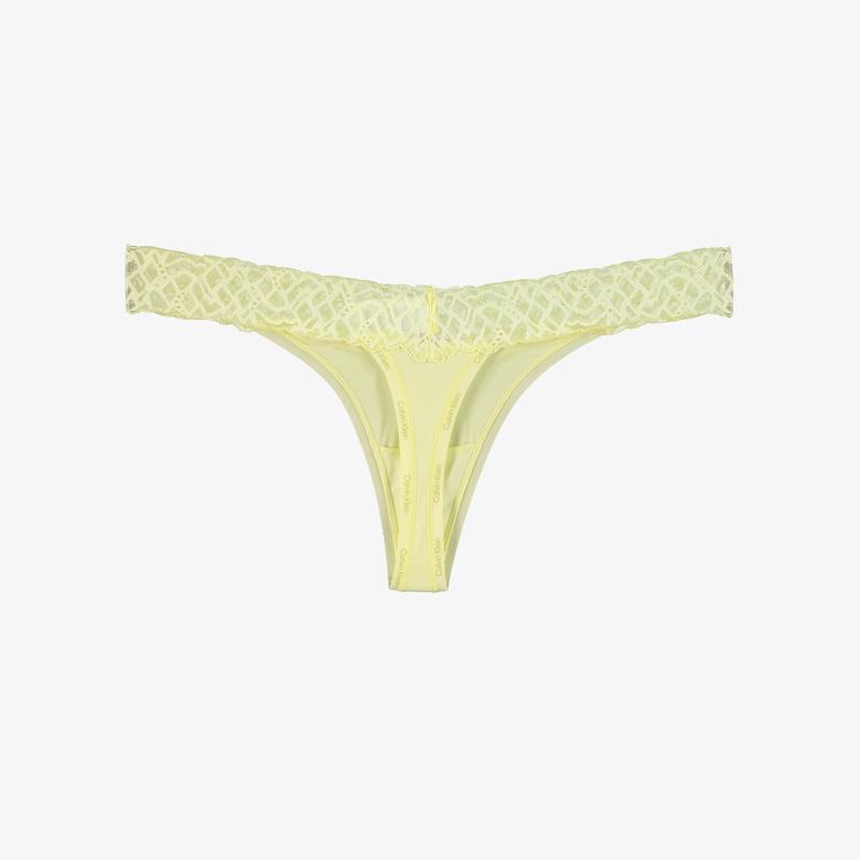 Calvin Klein Thong Kadın Sarı Külot
