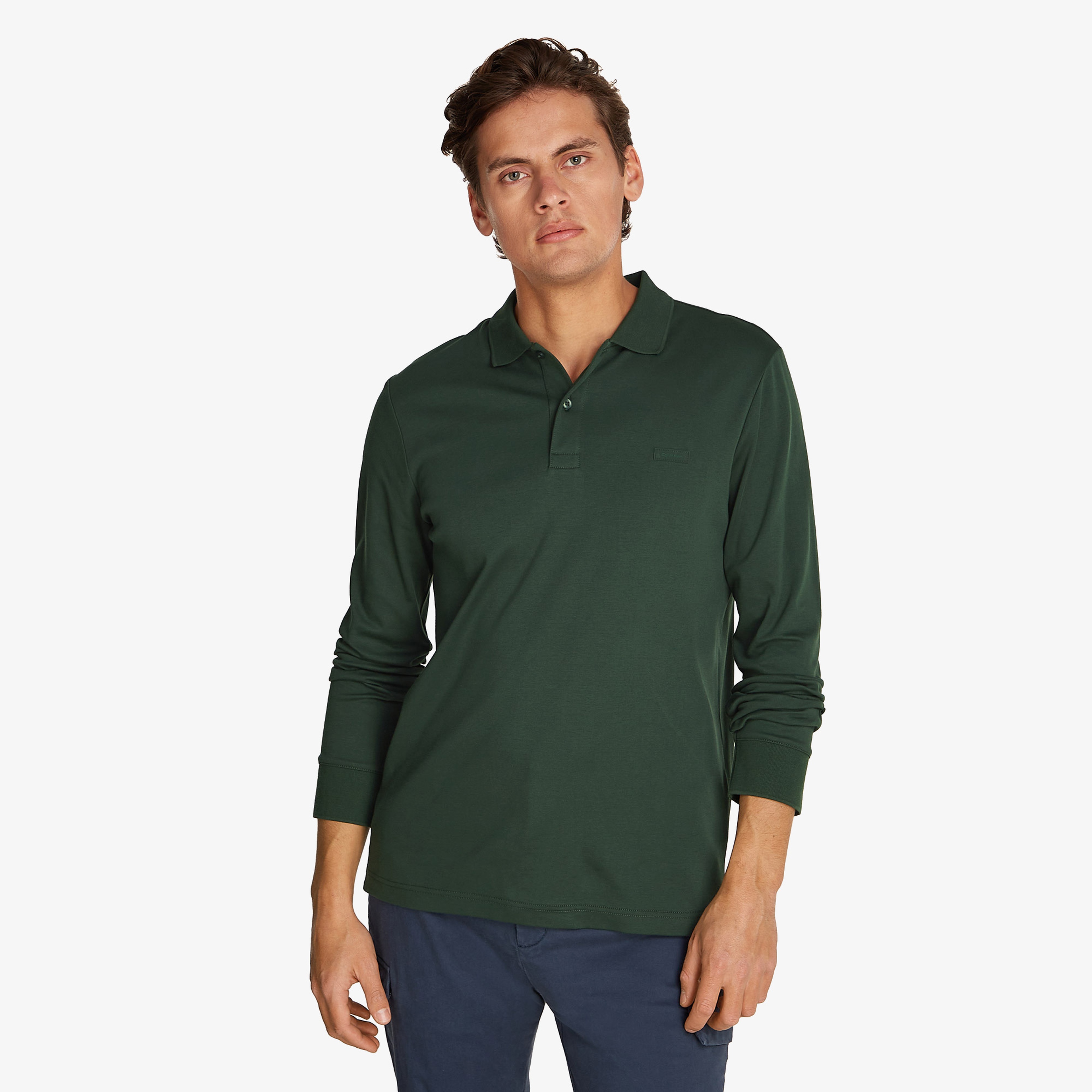 Calvin Klein Erkek Yeşil Polo