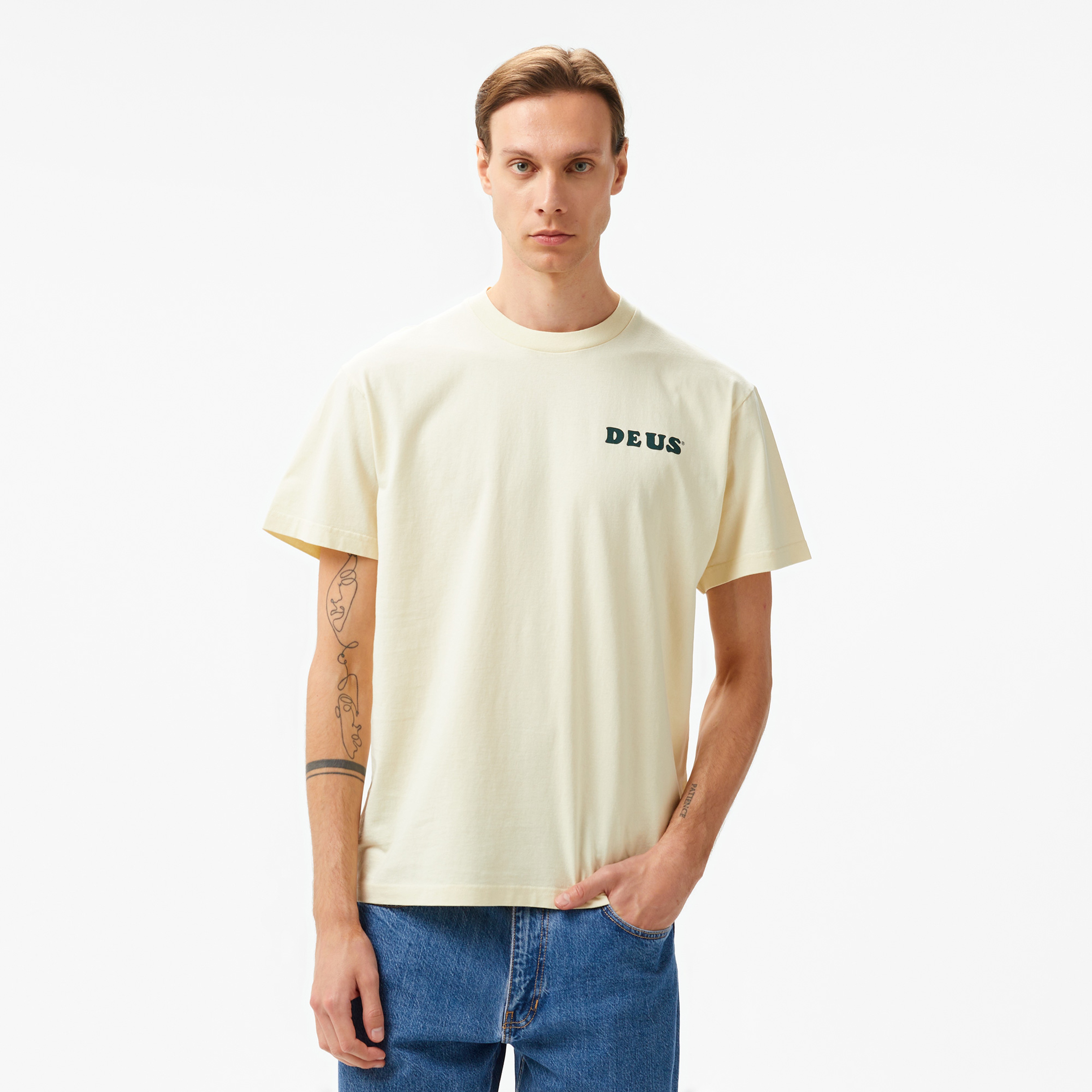 Deus Ex Machina Real Good Erkek Beyaz T-Shirt