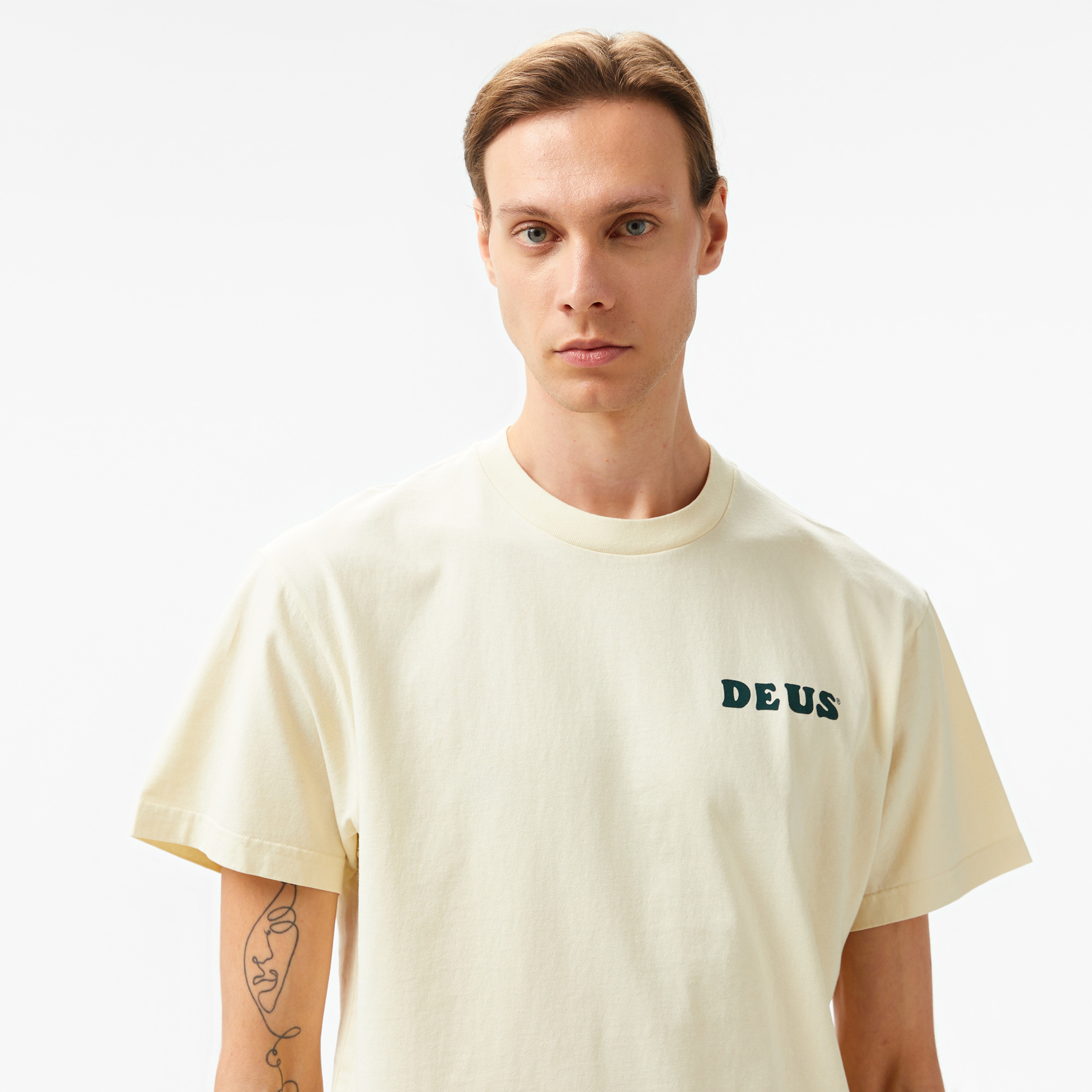 Deus Ex Machina Real Good Erkek Beyaz T-Shirt