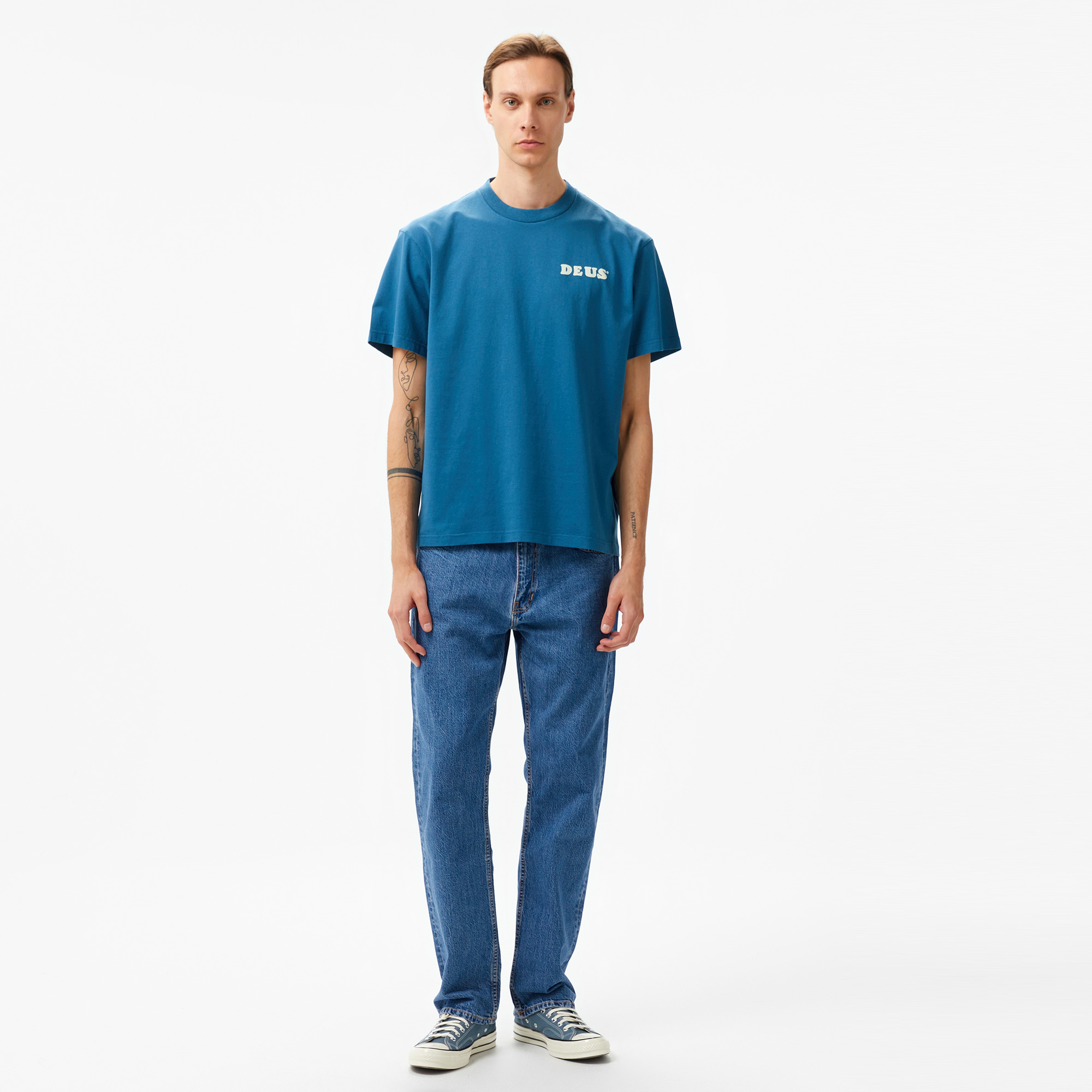 Deus Ex Machina Real Good Erkek Mavi T-Shirt