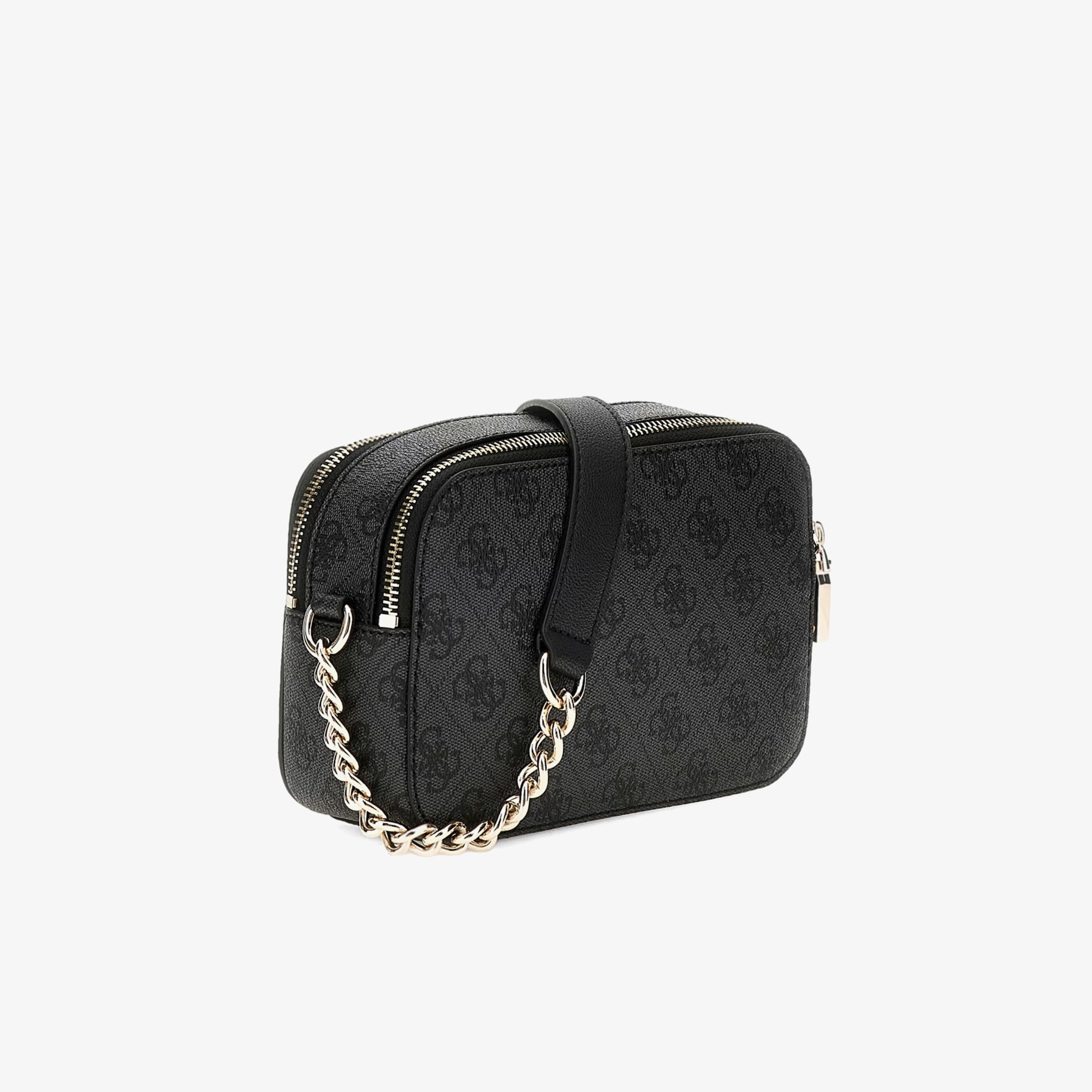 Guess Mini Slin Noreen Camera Crossbody Kadın Antrasit Çapraz Askılı Çanta