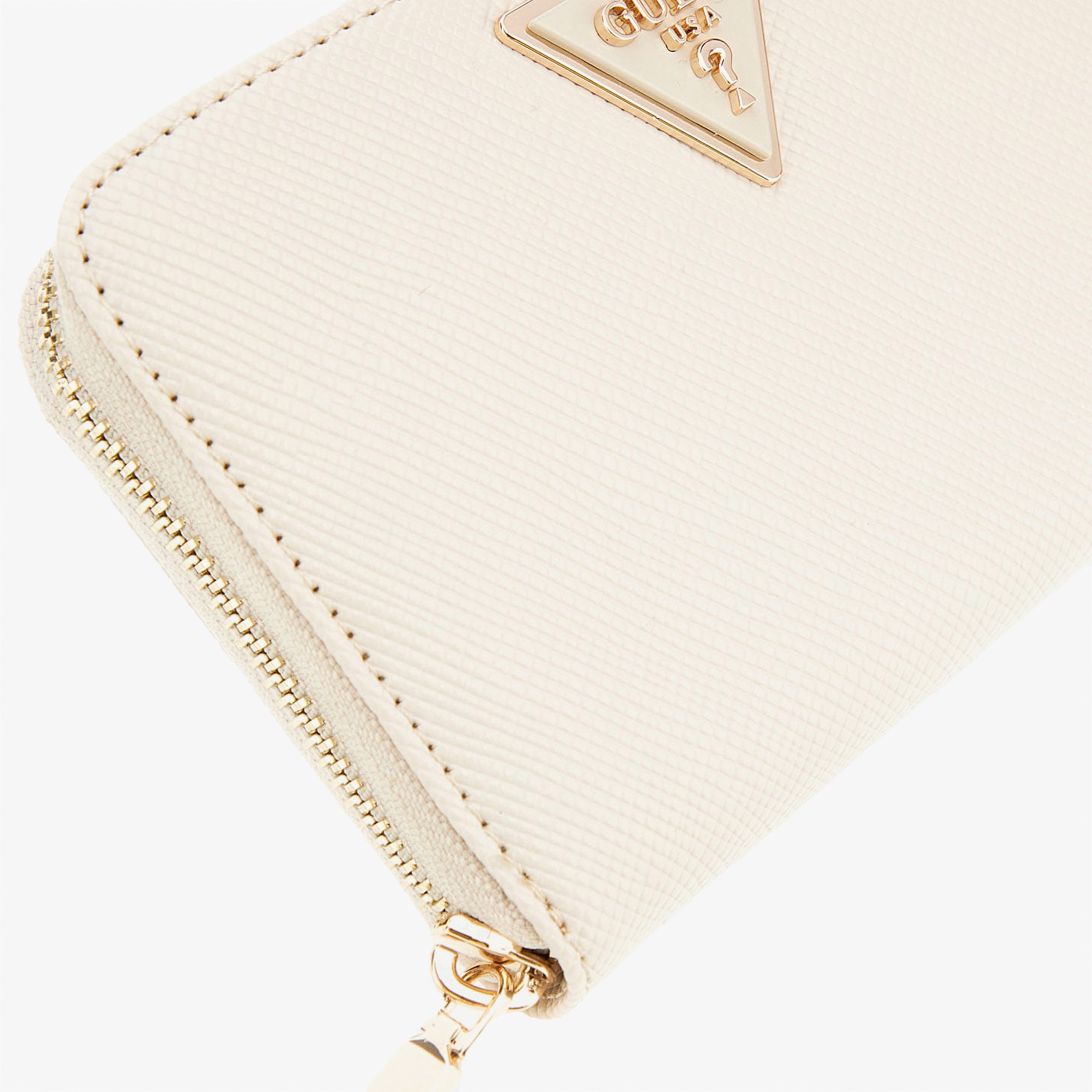 Guess Laurel Slg Card & Co  Noreen Camera Crossbody Kadın Bej Cüzdan