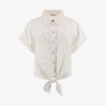 Guess New Ss Brigitte Embr  Kadın Beyaz Gömlek