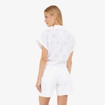 Guess New Ss Brigitte Embr  Kadın Beyaz Gömlek