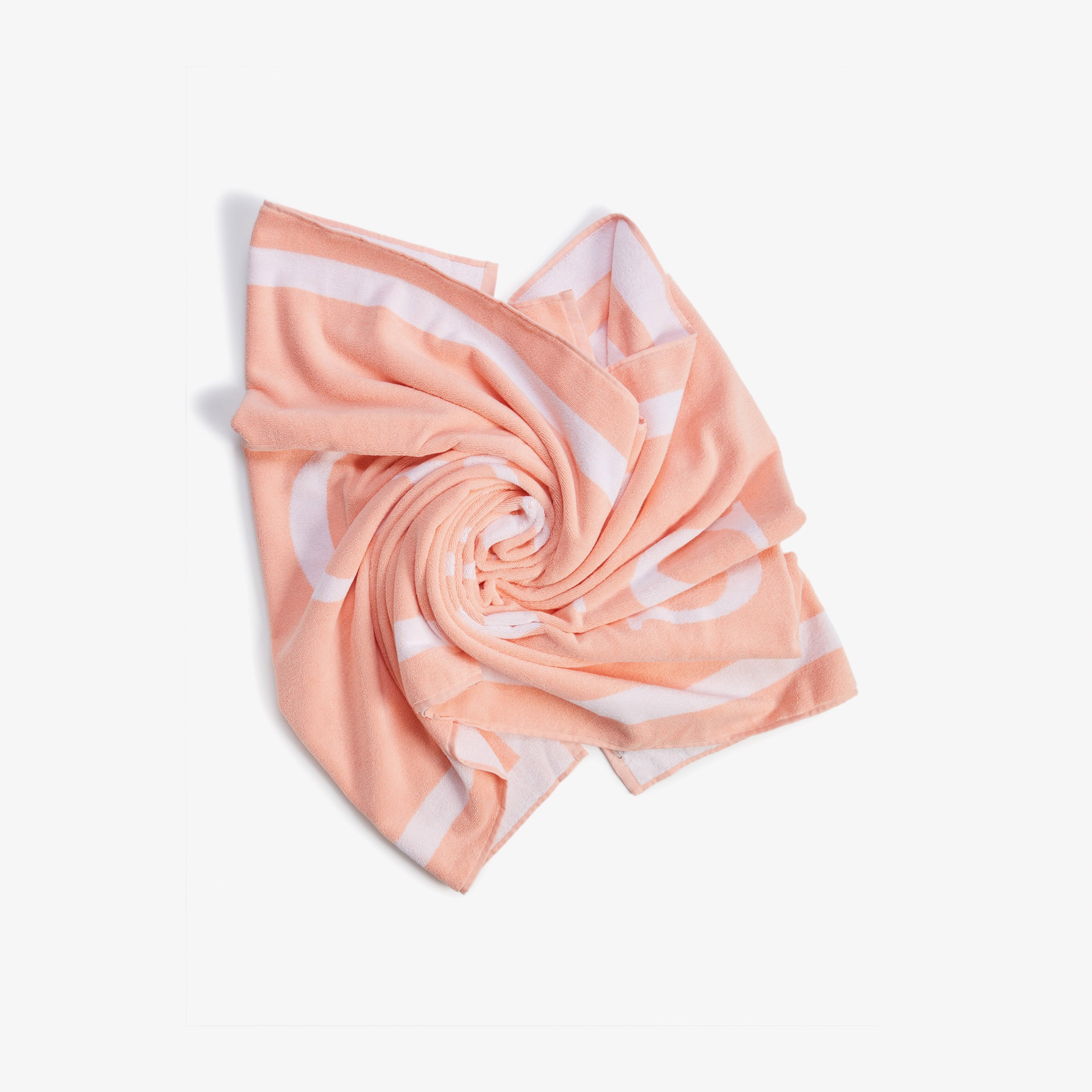 Guess Towel Jacquard Guess  Unisex Pembe Plaj Havlusu