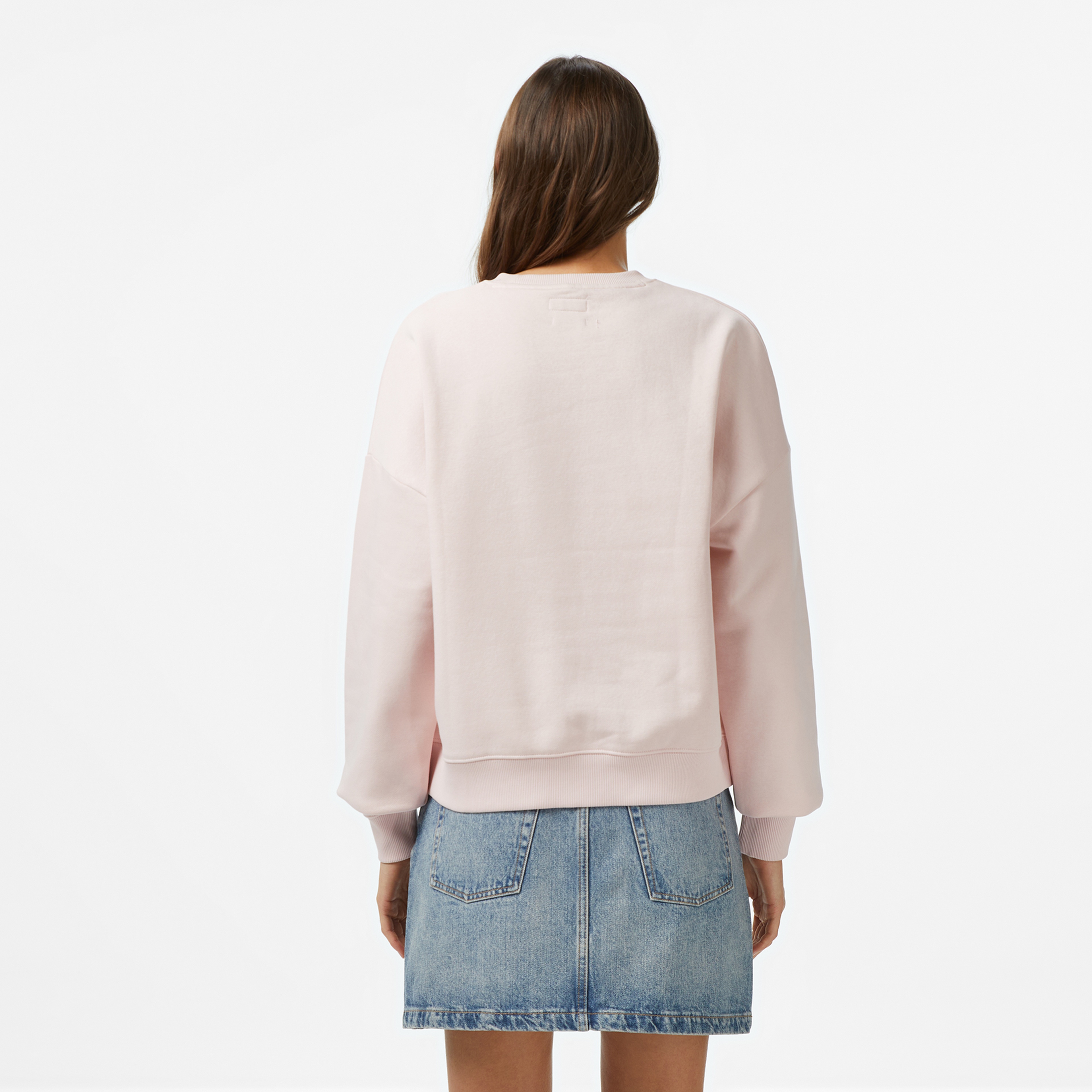 Guess Kadın Pembe Sweatshirt