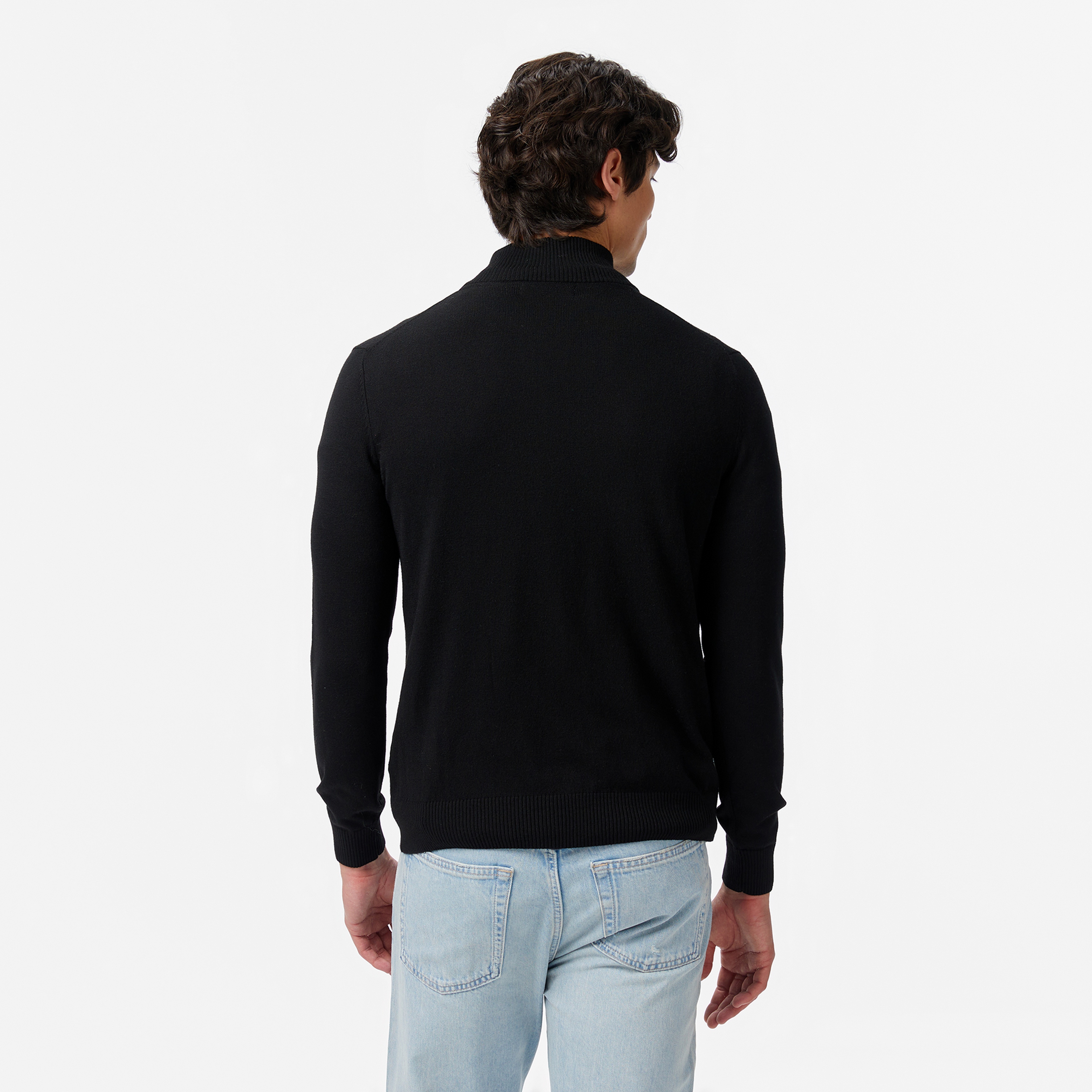 Guess Erkek Siyah Triko