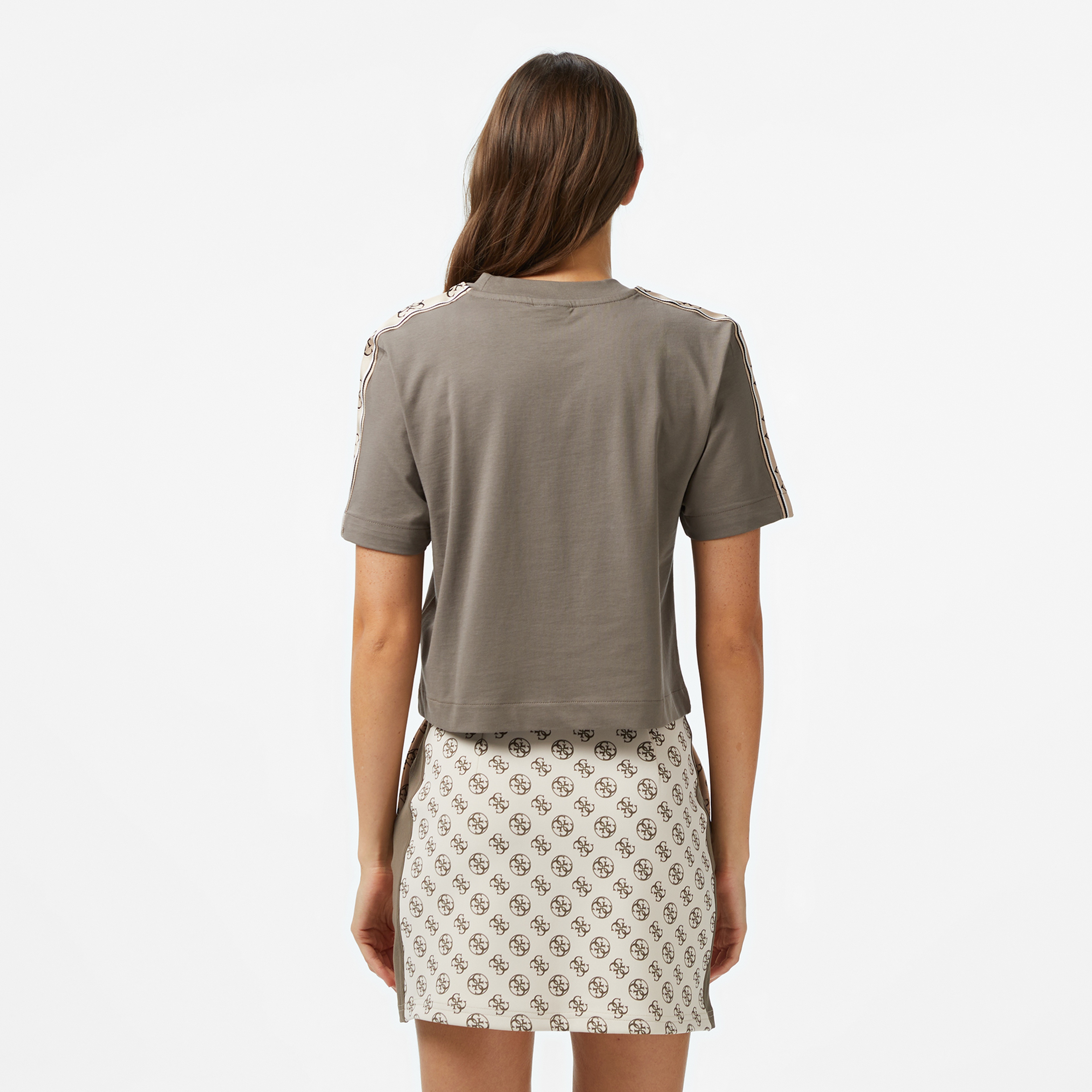 Guess Kadın Kahverengi T-Shirt