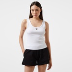 Guess Guess Ribbed Knit Heavy Gunnar Str Rib 300 Kadın Beyaz Top