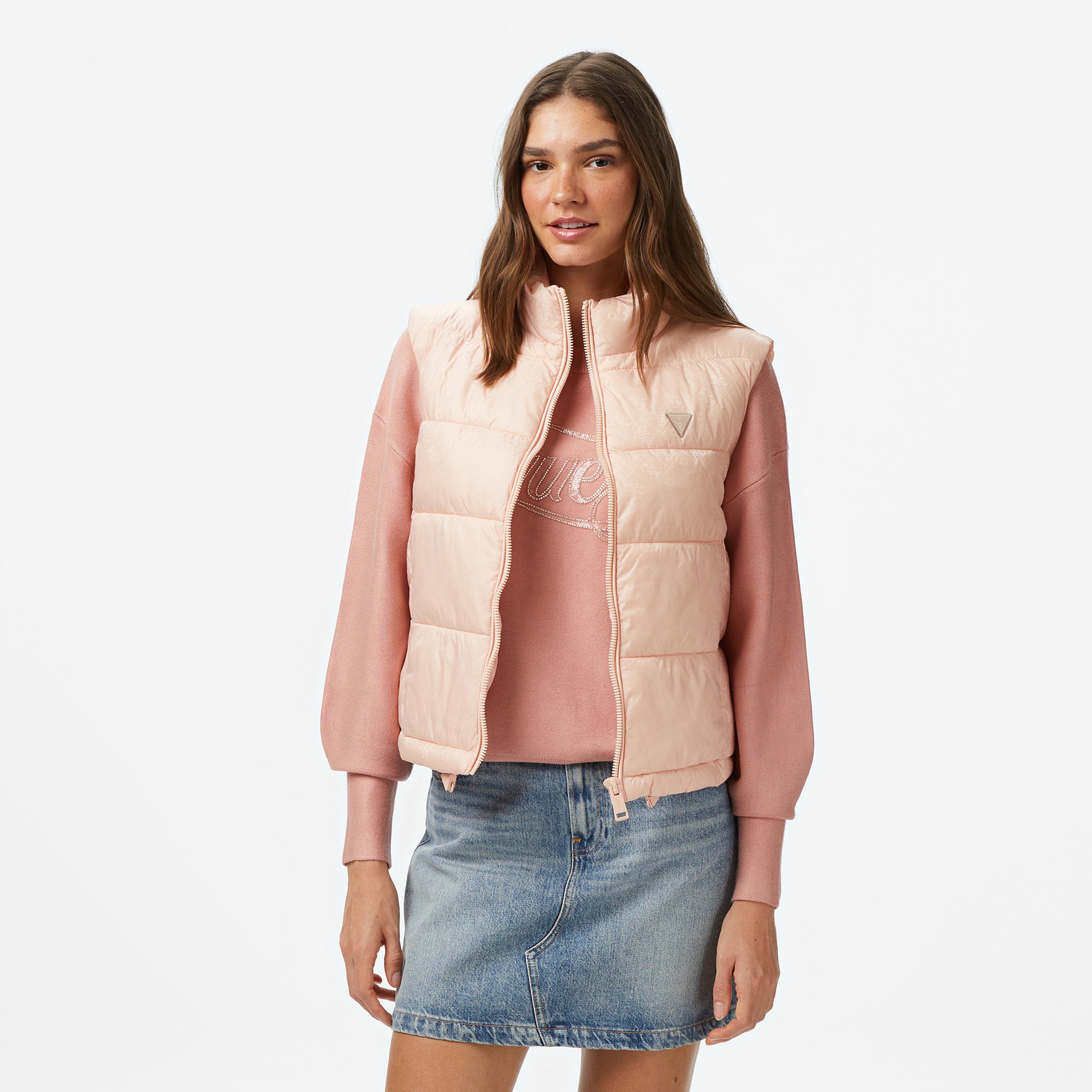 Guess Kadın Bej Yelek