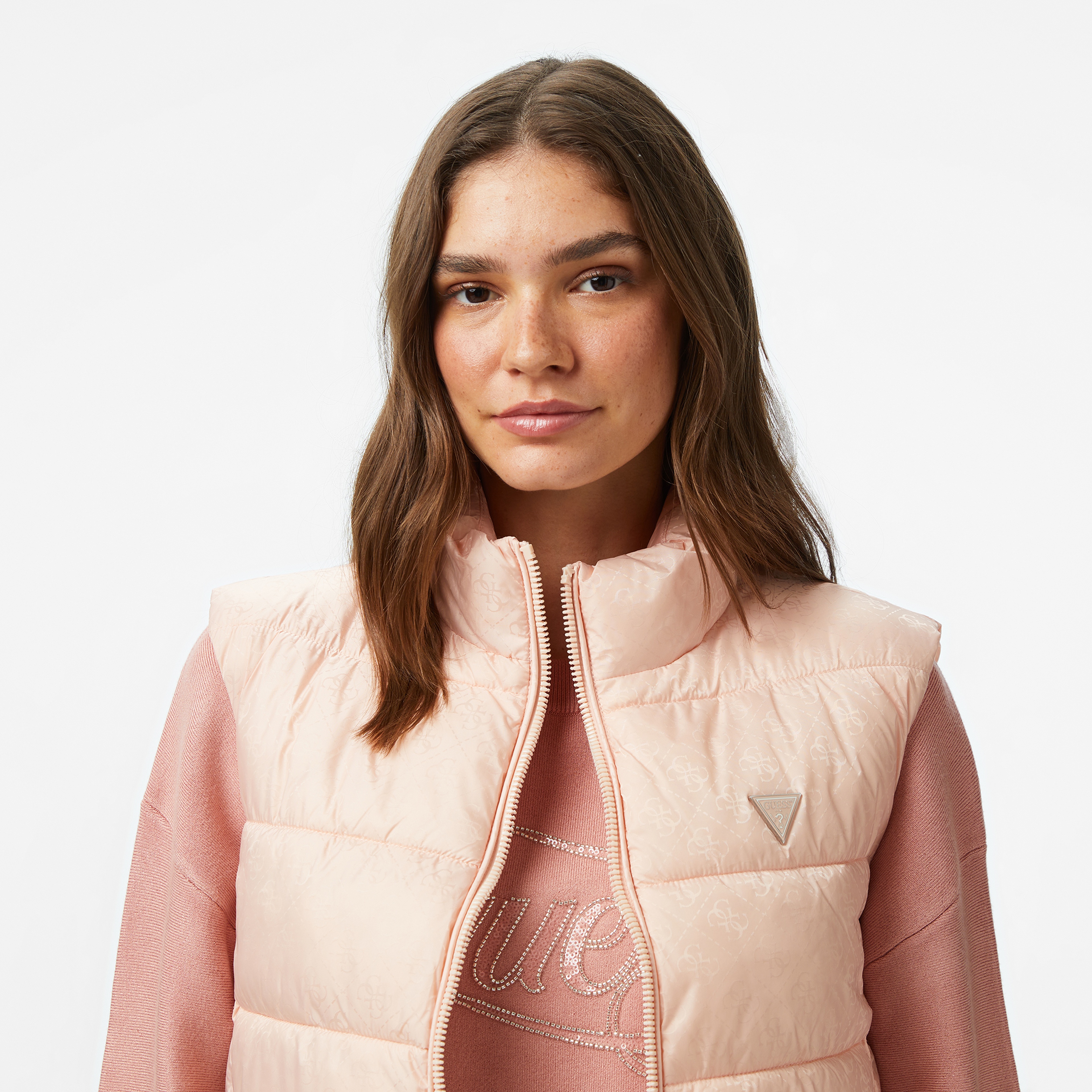 Guess Kadın Bej Yelek