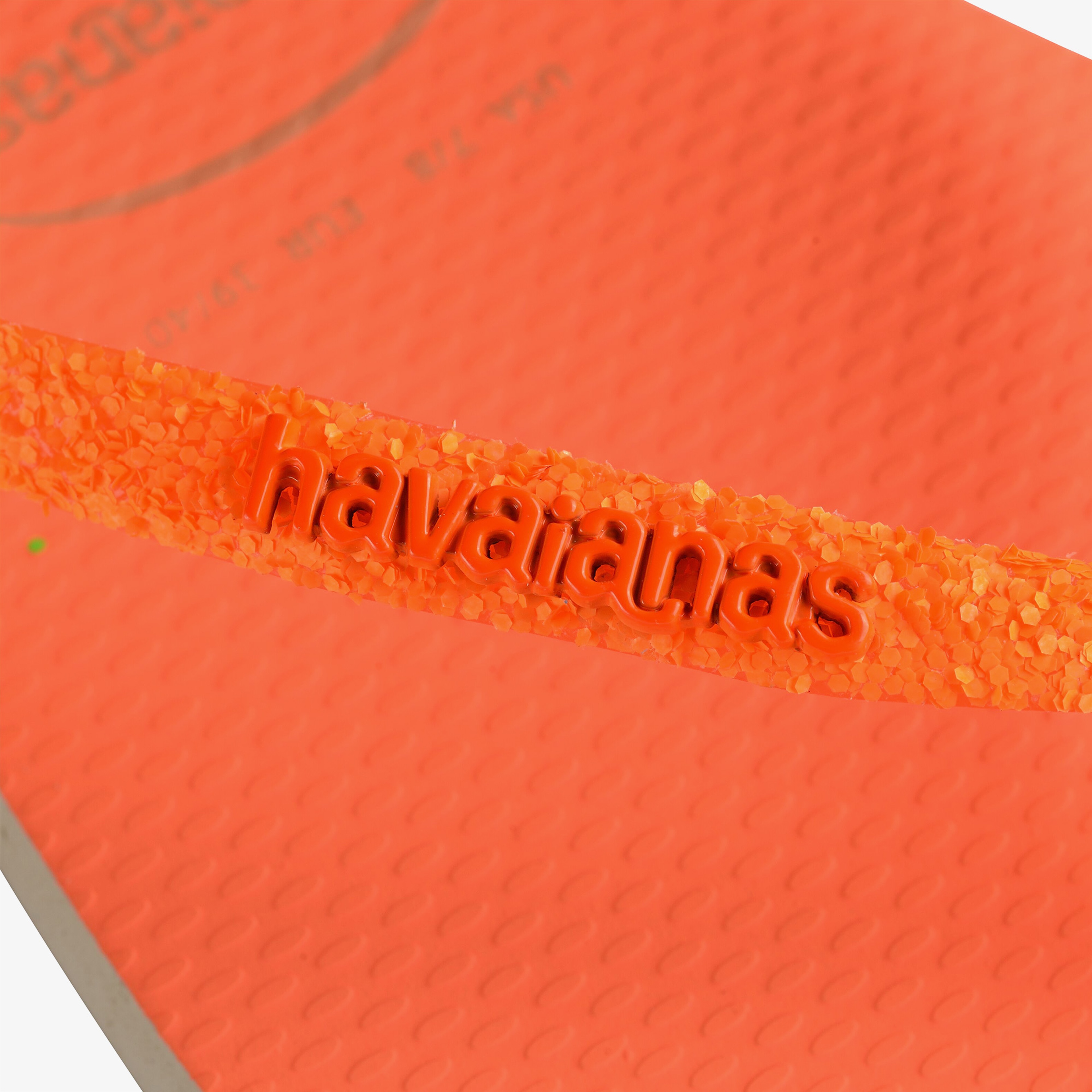 Havaianas Square Glitter Neon Kadın Bej Terlik
