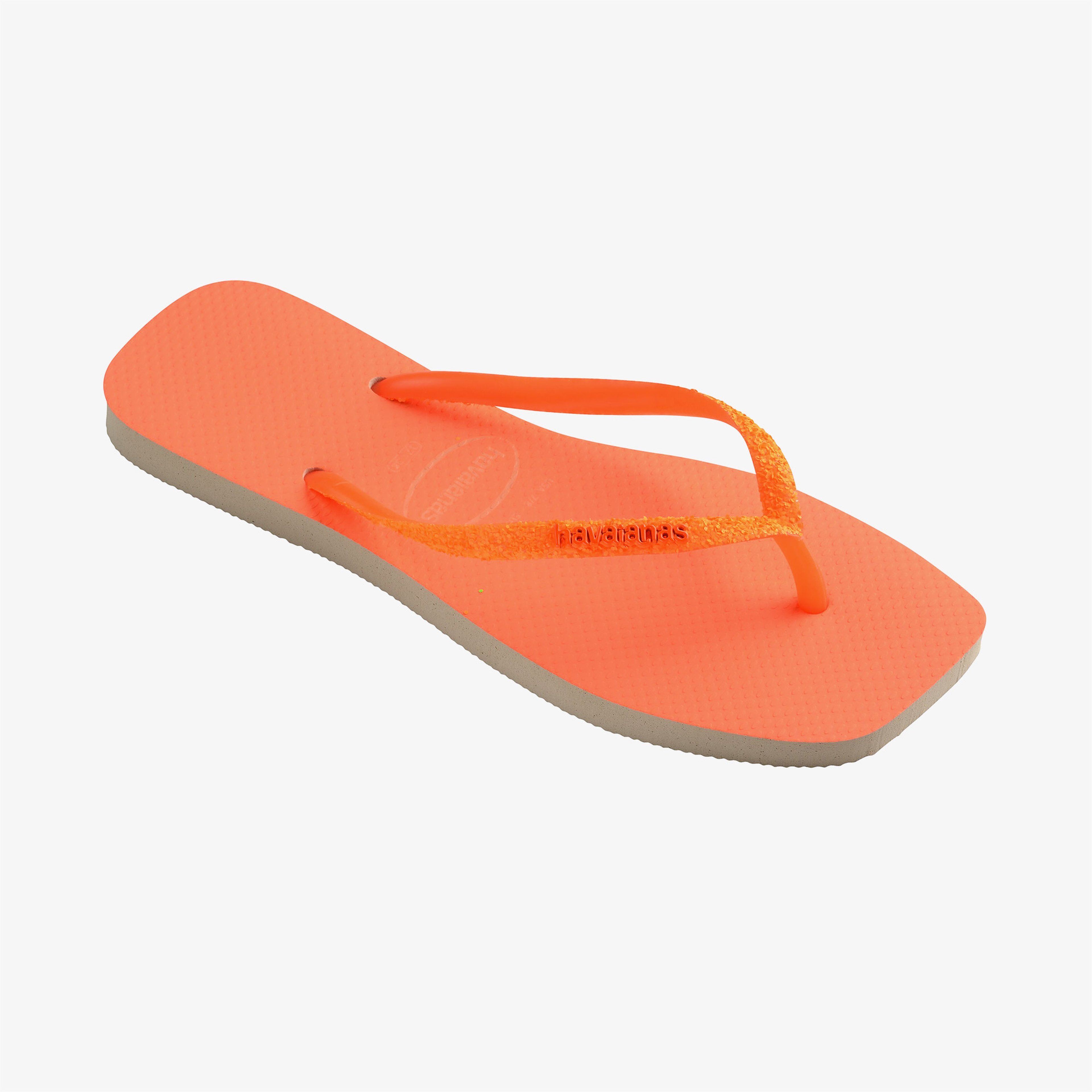 Havaianas Square Glitter Neon Kadın Bej Terlik
