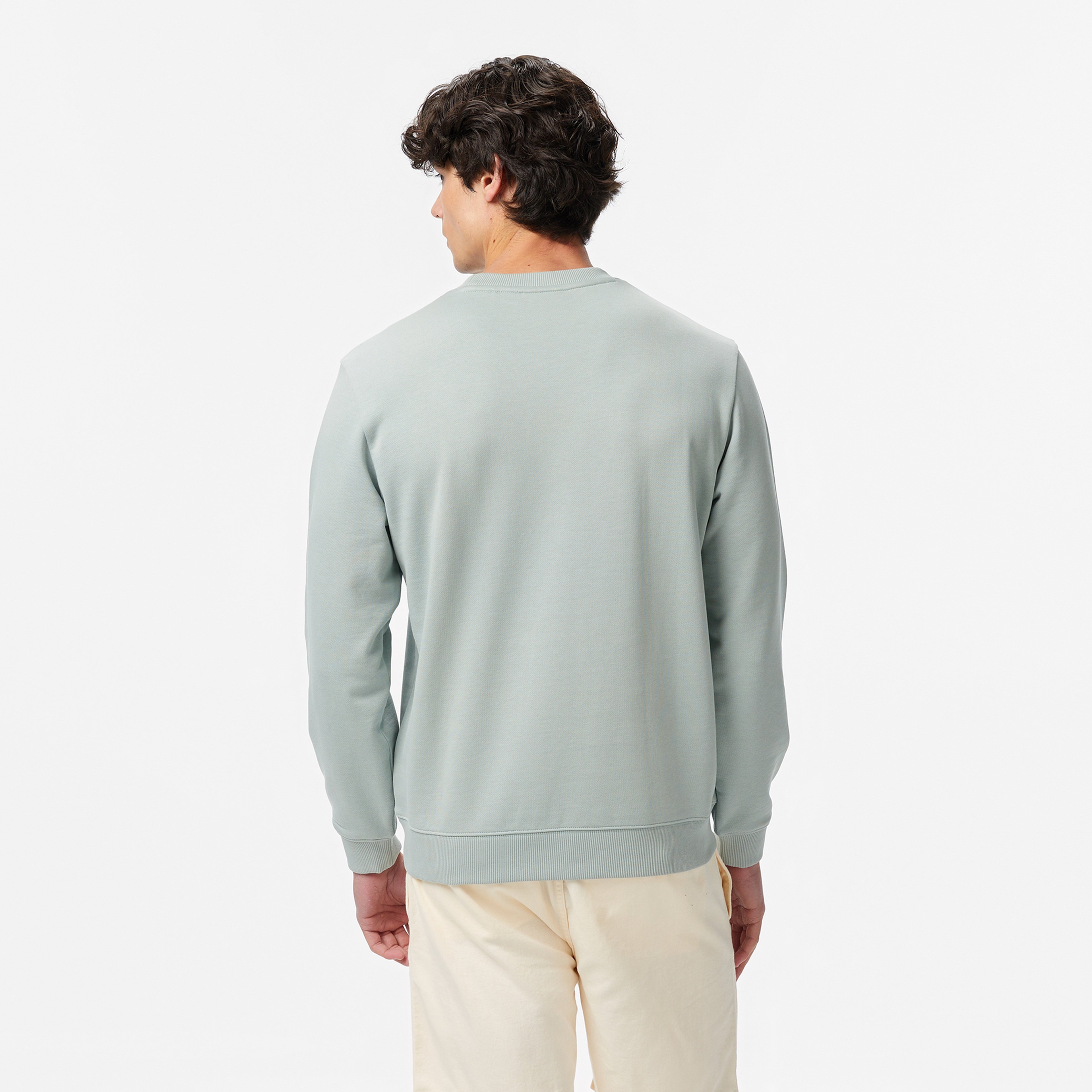 Hugo Erkek Açık Gri Sweatshirt