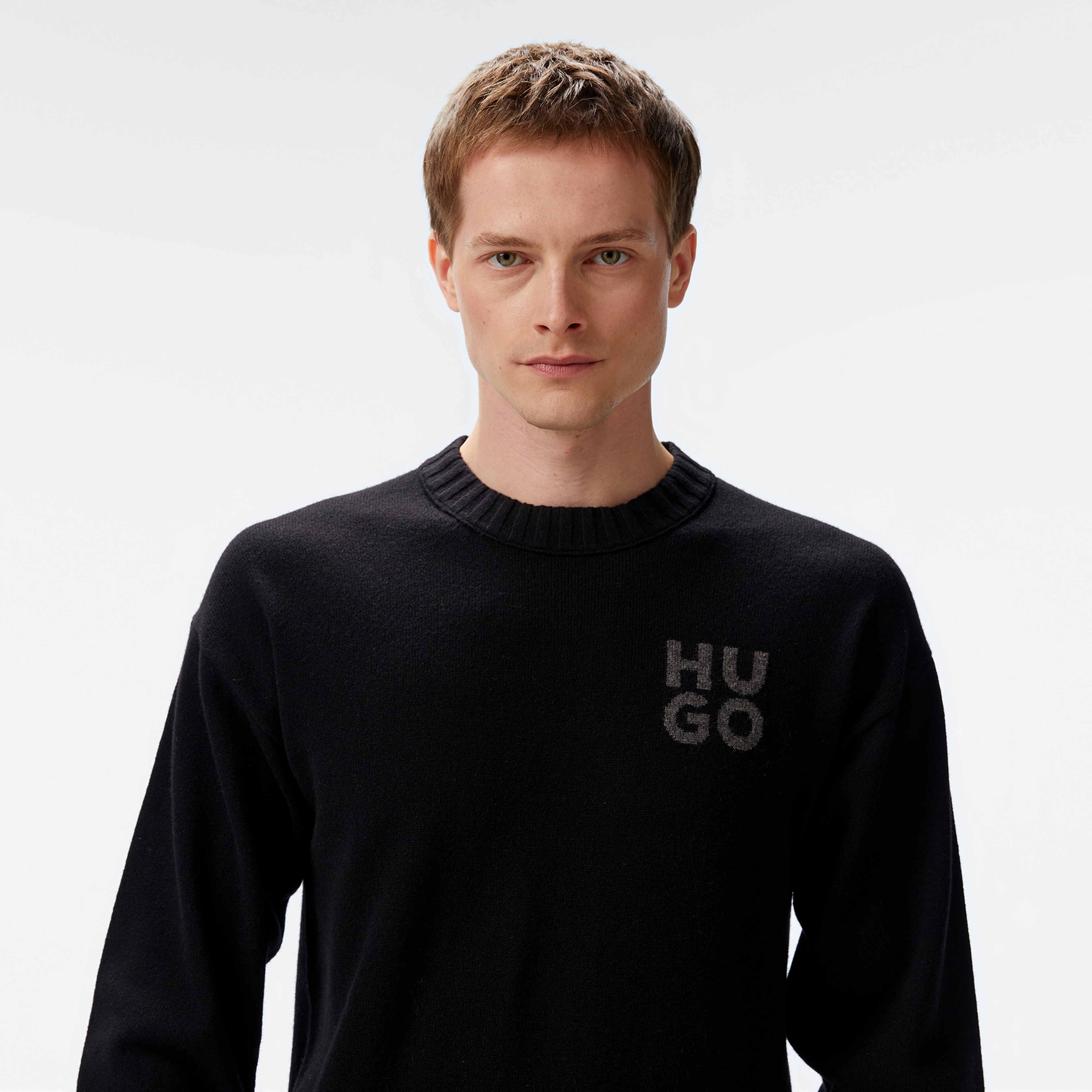 Hugo Erkek Siyah Kazak