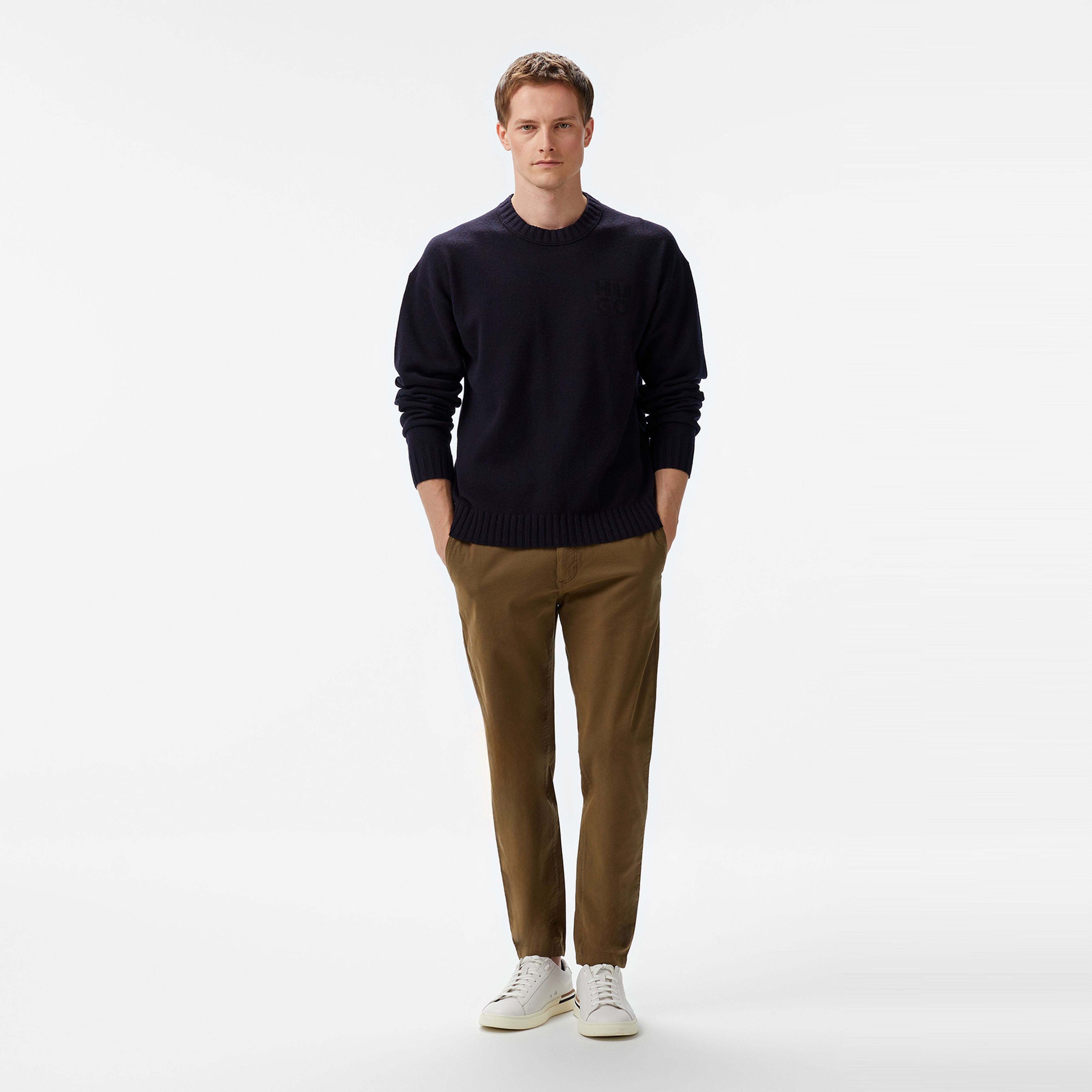 Hugo Erkek Lacivert Kazak