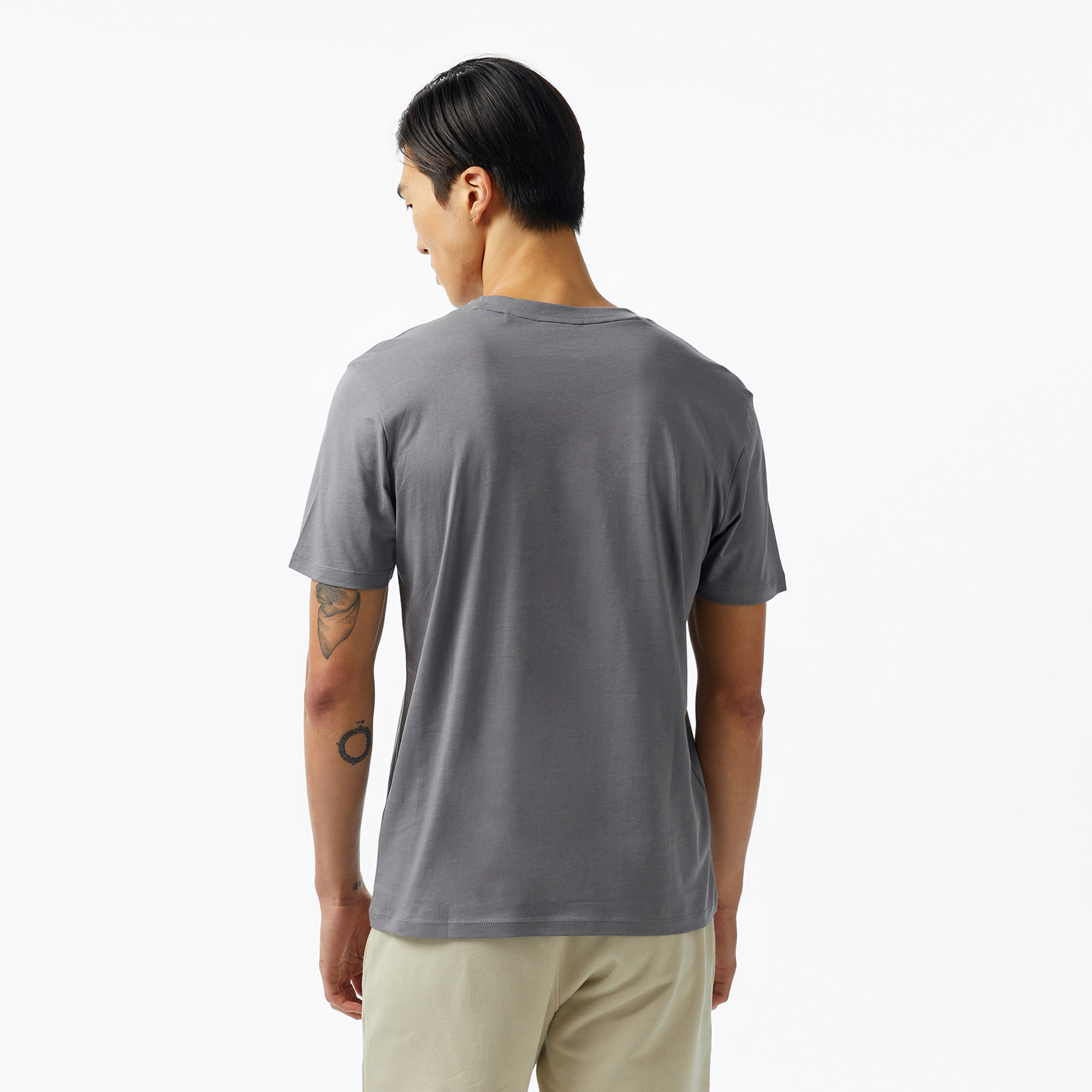 Hugo Erkek Gri T-Shirt