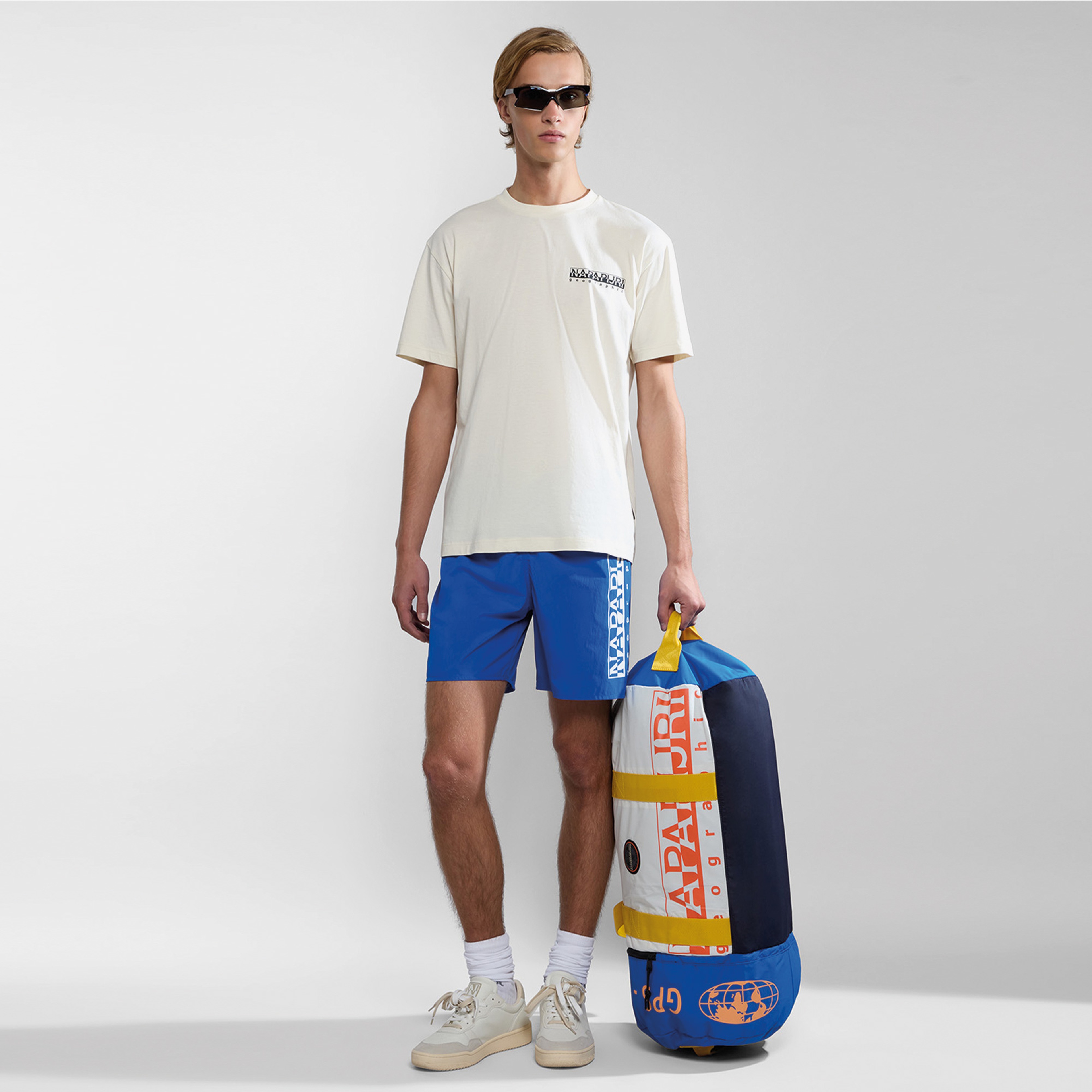 Napapijri V-Box 1 Erkek Mavi Mayo