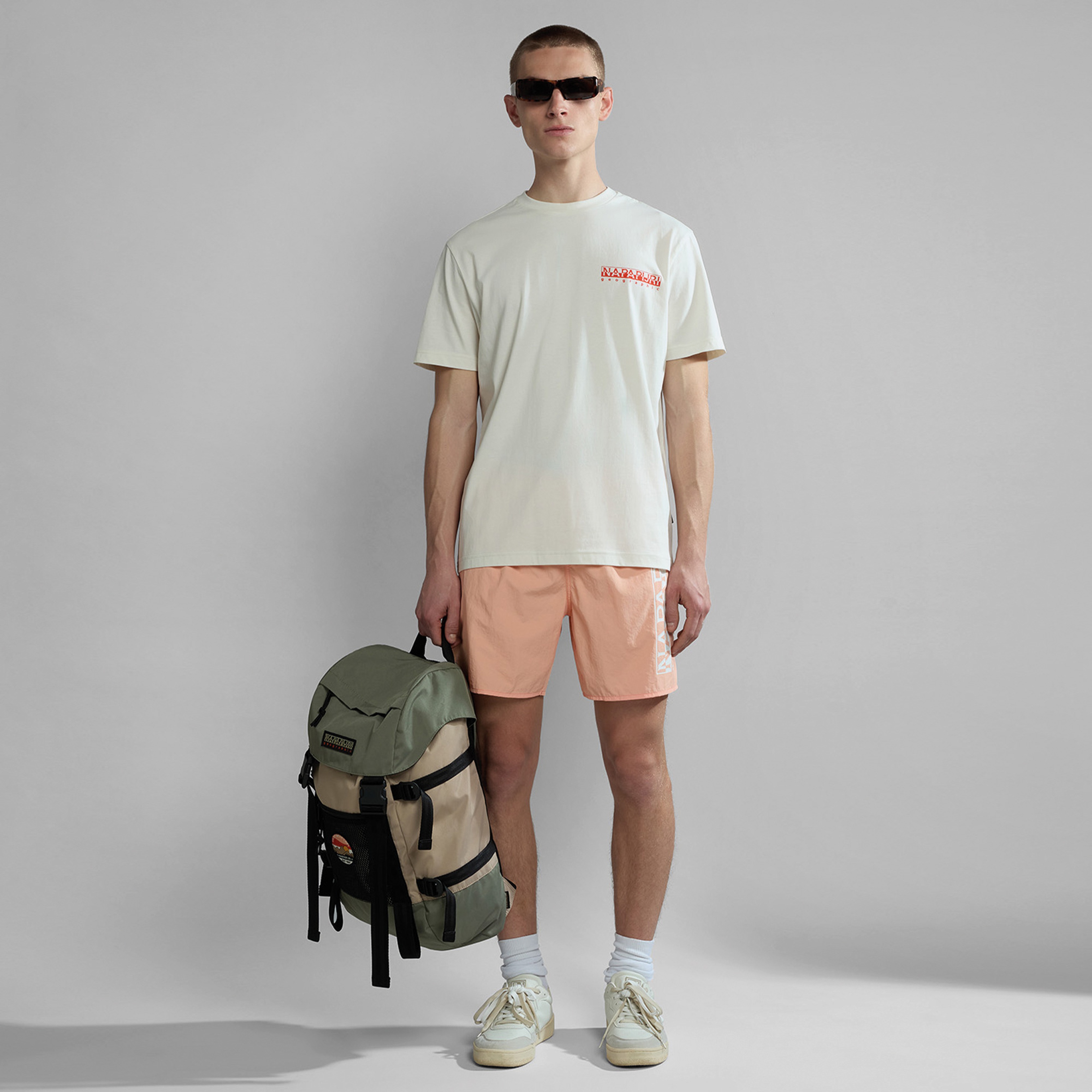 Napapijri V-Box 1 Erkek Pembe Mayo