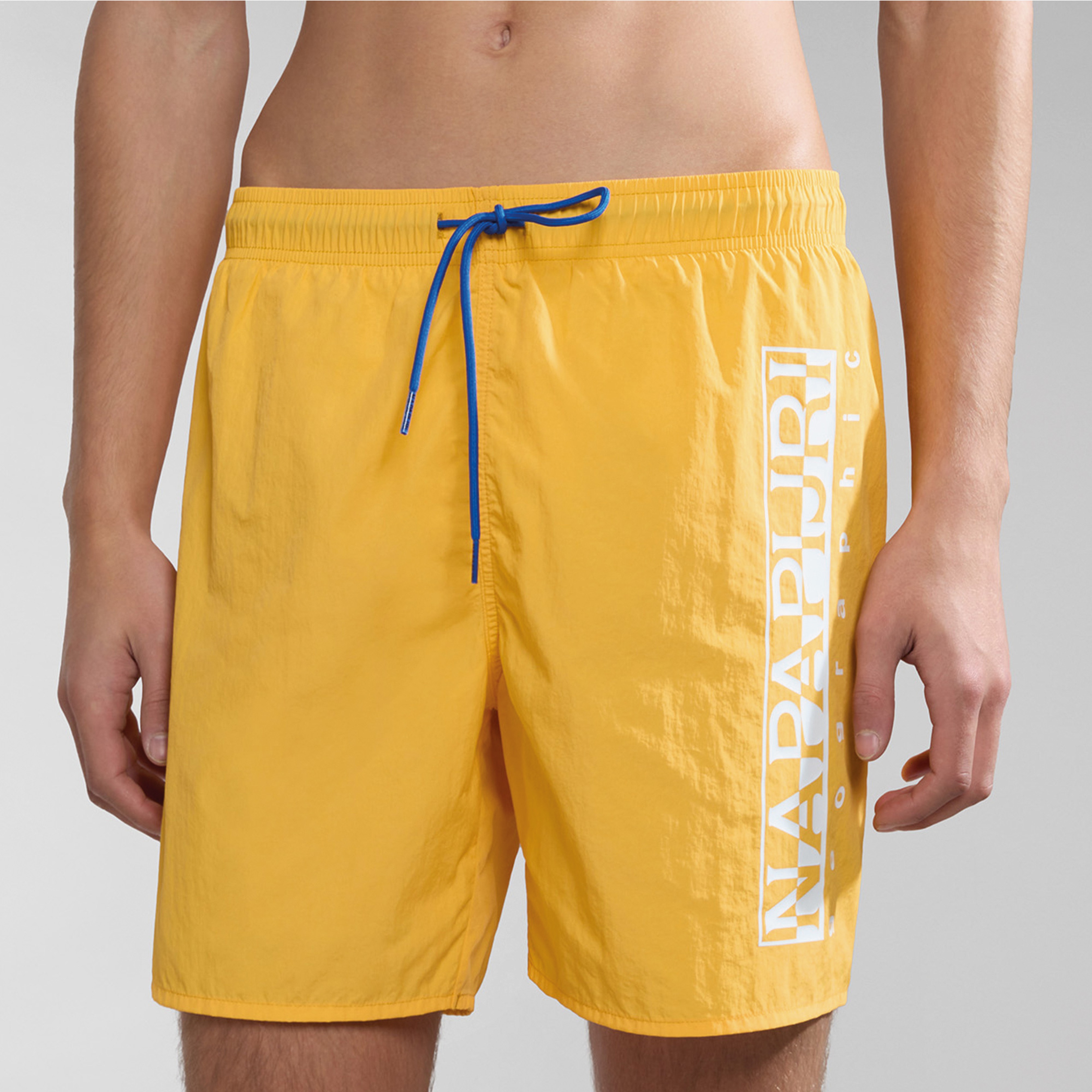 Napapijri V-Box 1 Erkek Sarı Mayo