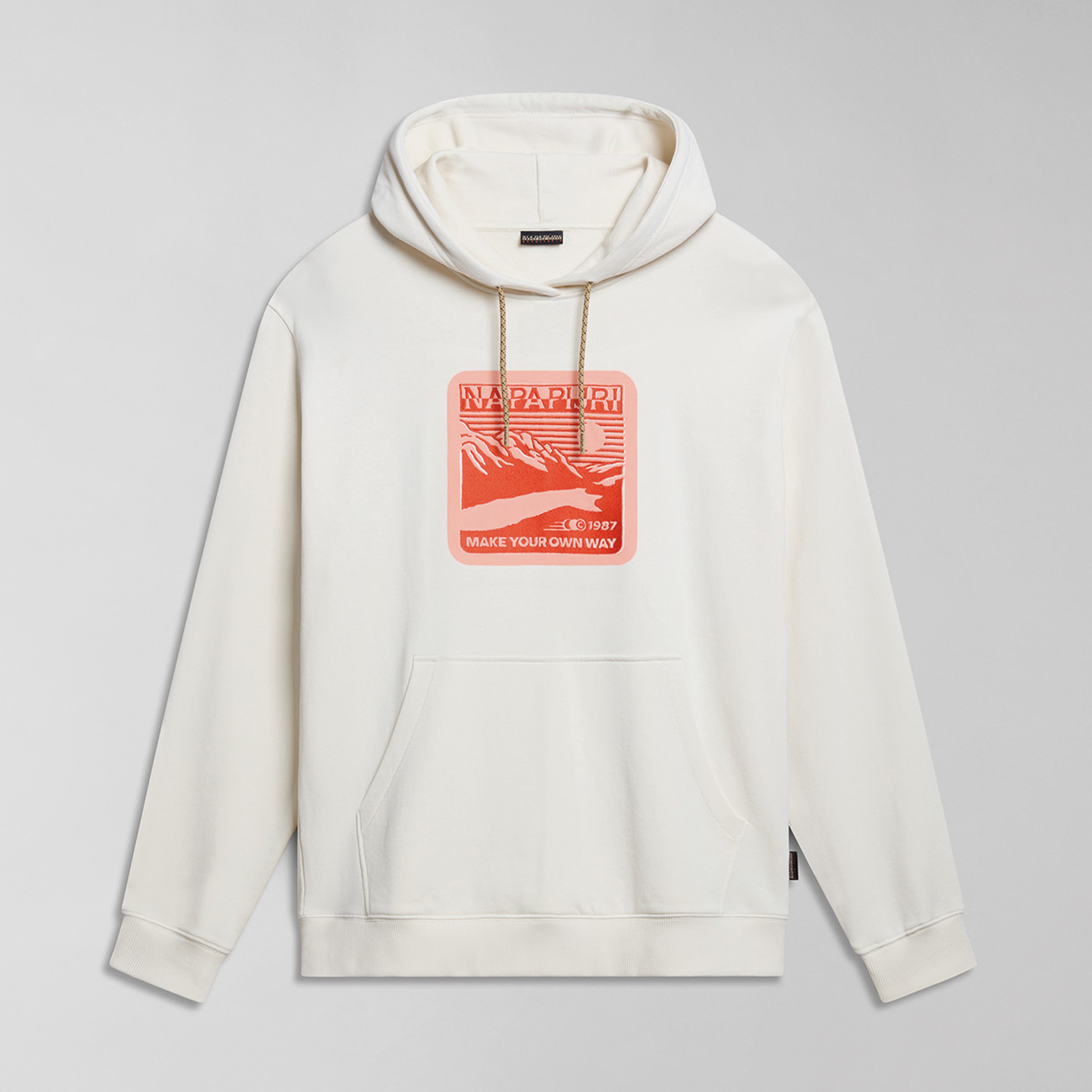Napapijri B-Boyd H Erkek Beyaz Sweatshirt