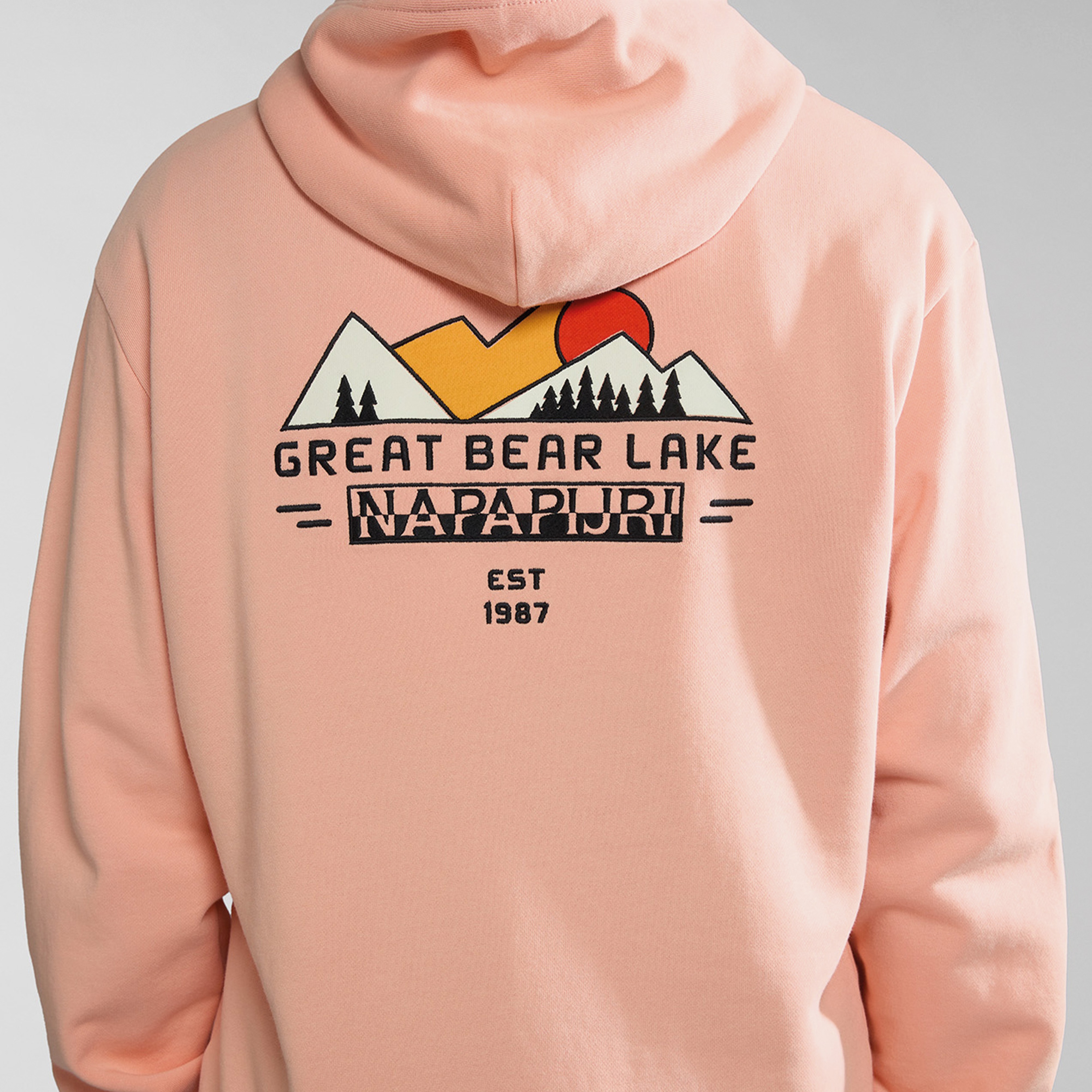Napapijri B-Boyd H Erkek Pembe Sweatshirt